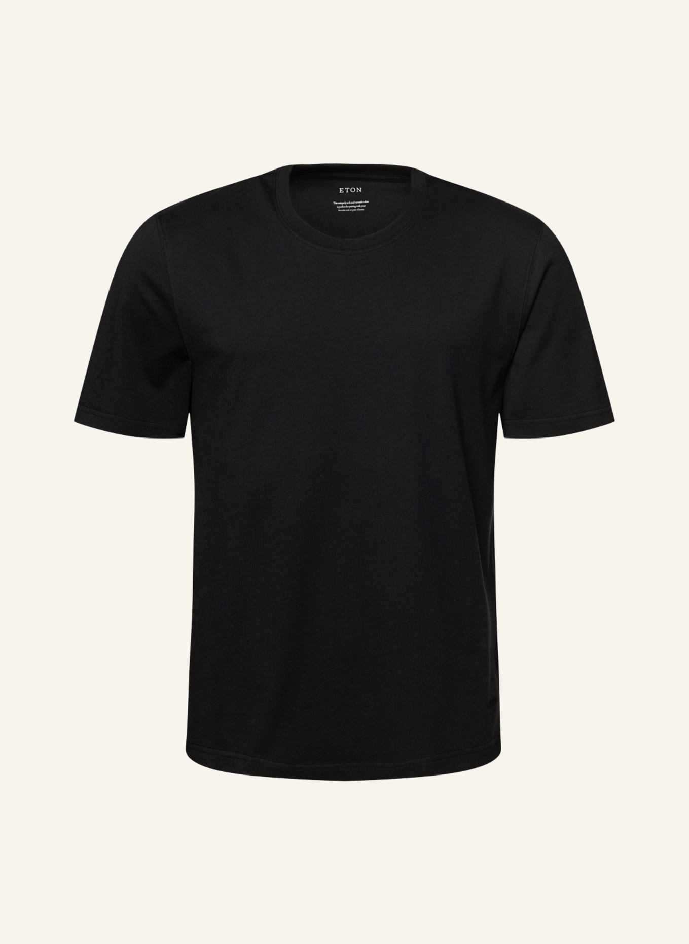 ETON Single-Jersey-T-Shirt, Farbe: SCHWARZ (Bild 1)