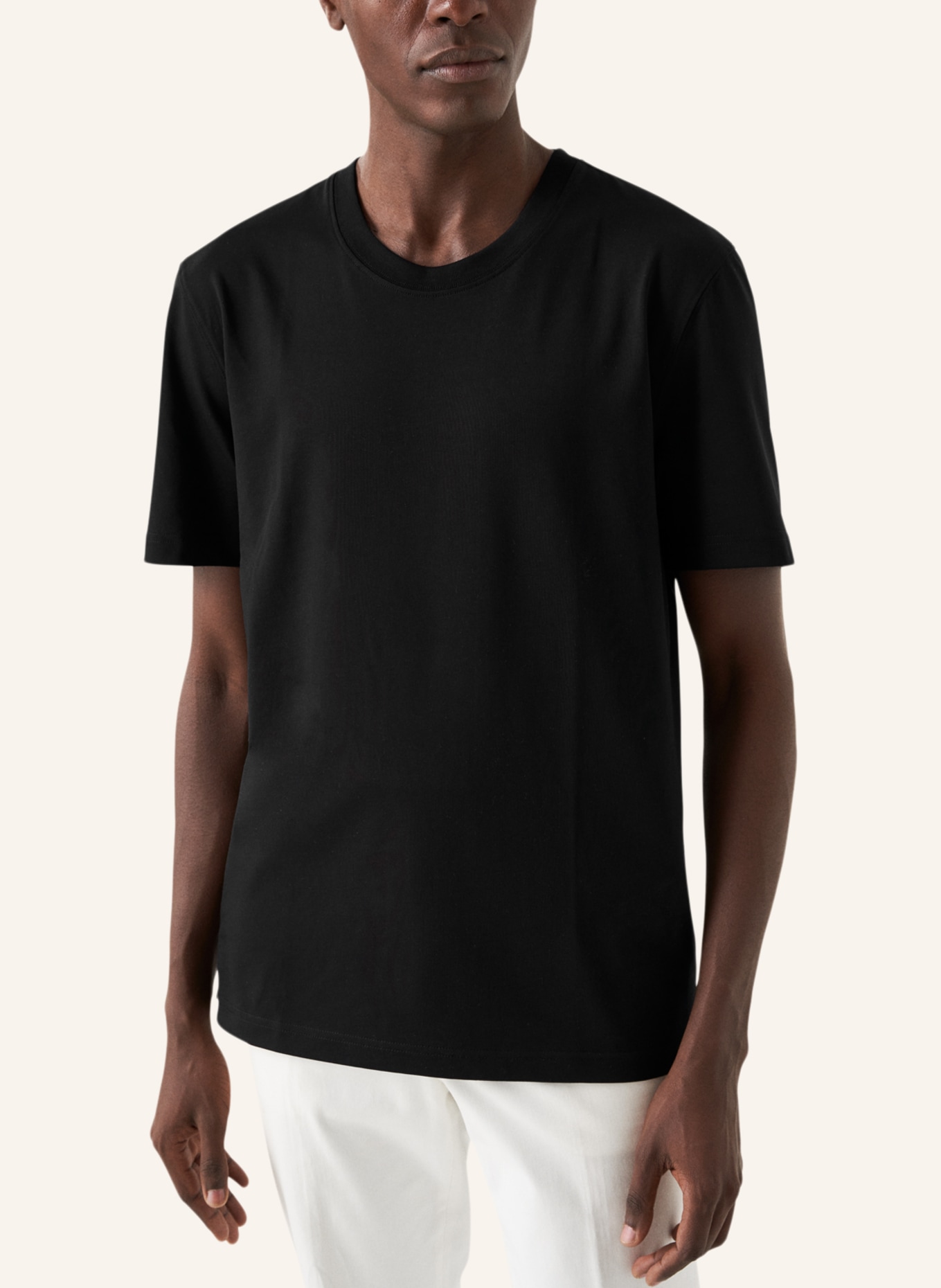ETON Single-Jersey-T-Shirt, Farbe: SCHWARZ (Bild 5)
