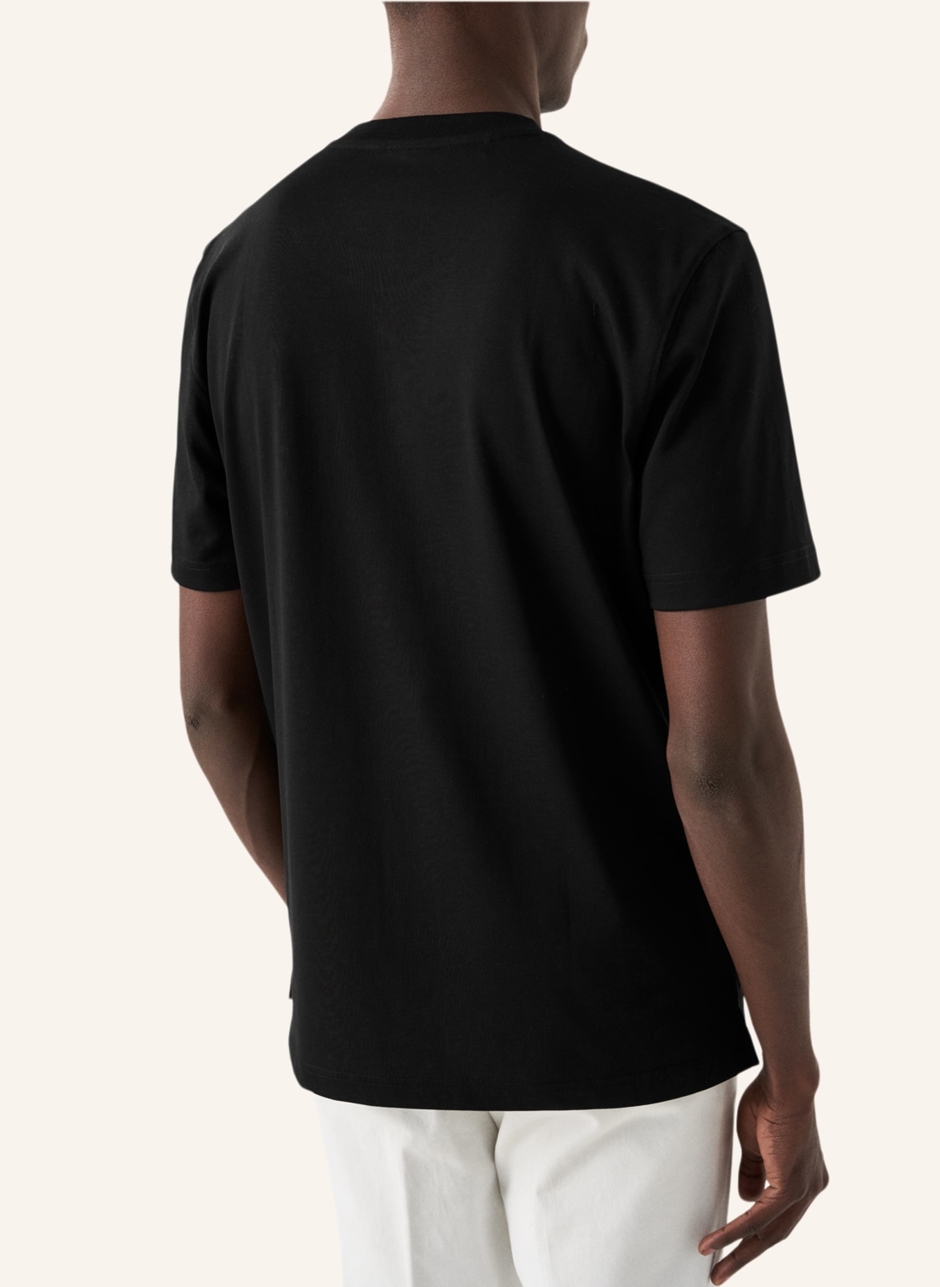 ETON Single-Jersey-T-Shirt, Farbe: SCHWARZ (Bild 2)