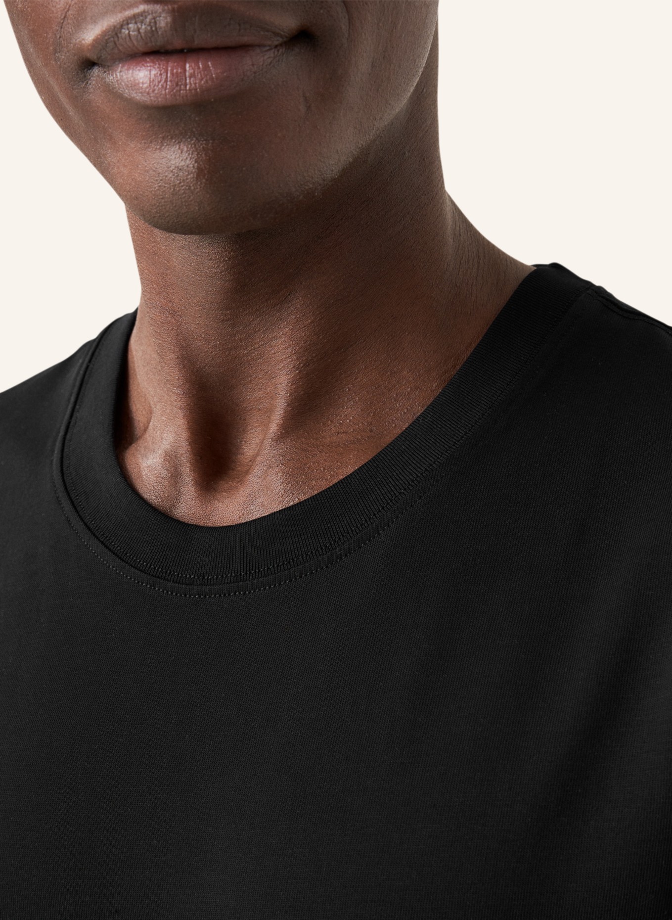 ETON Single-Jersey-T-Shirt, Farbe: SCHWARZ (Bild 3)