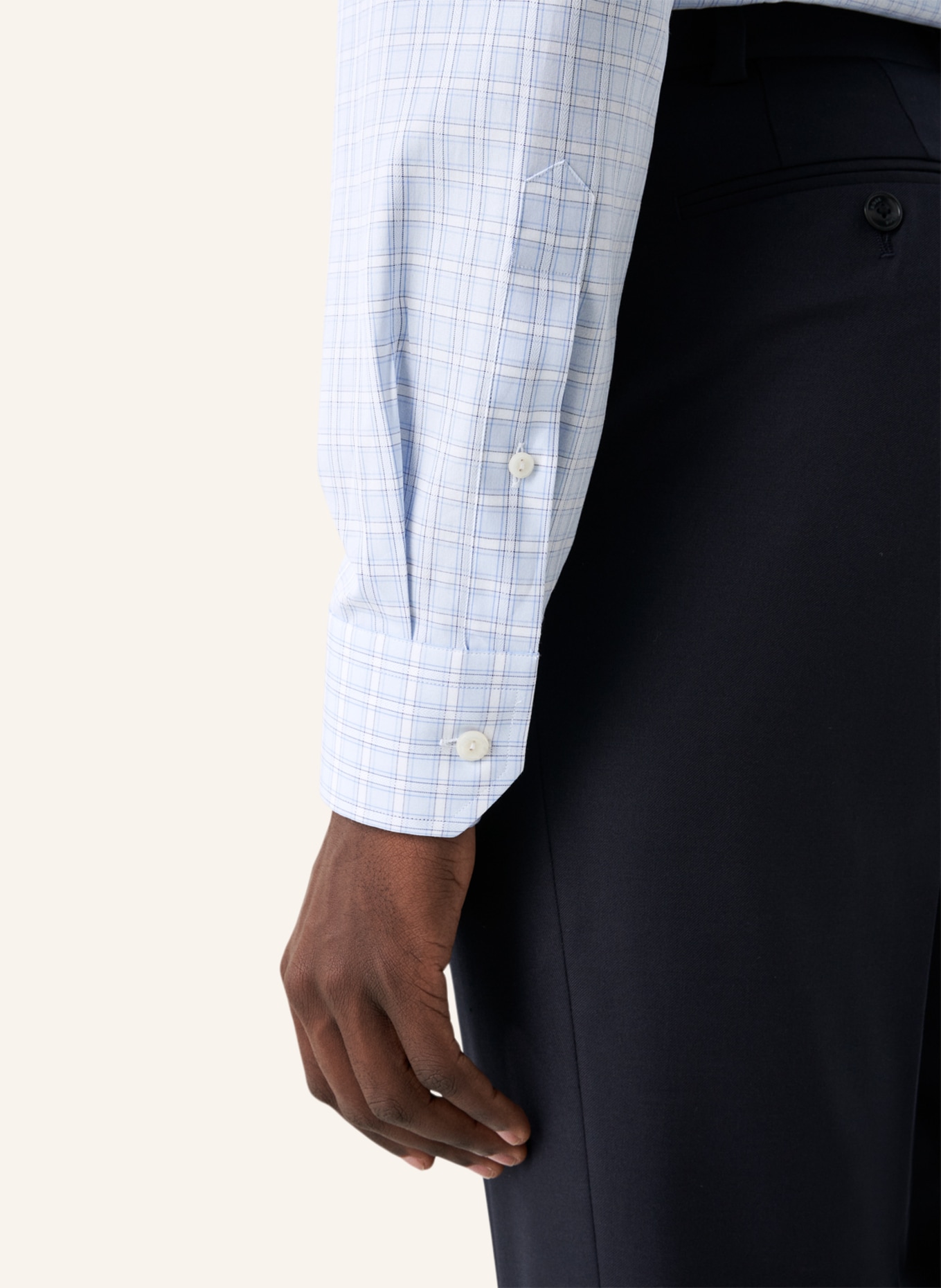 ETON Slim fit Signature-Twill-Hemd, Farbe: BLAU (Bild 4)