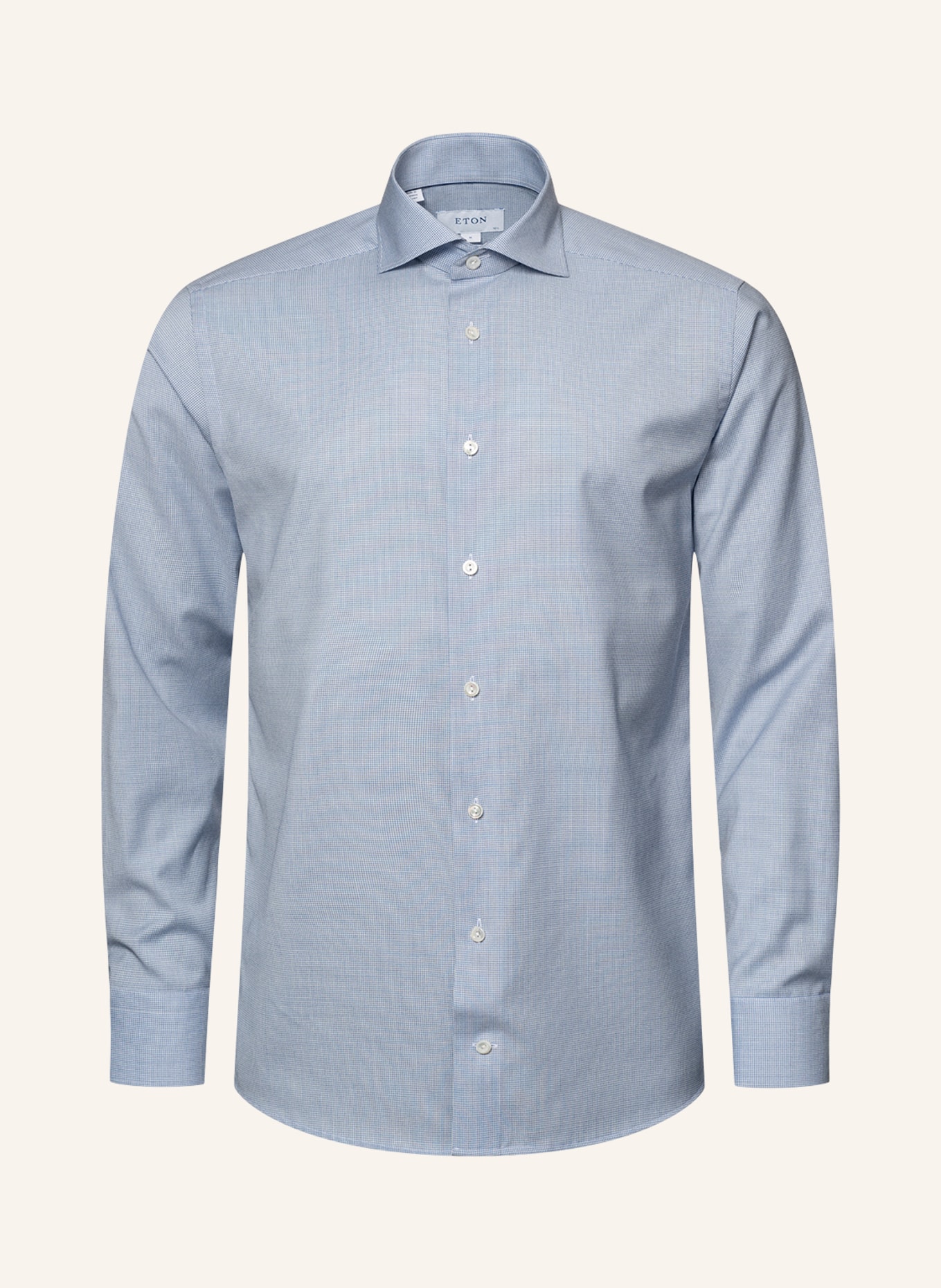 ETON Slim fit Hemd aus Merinowolle, Farbe: BLAU (Bild 1)