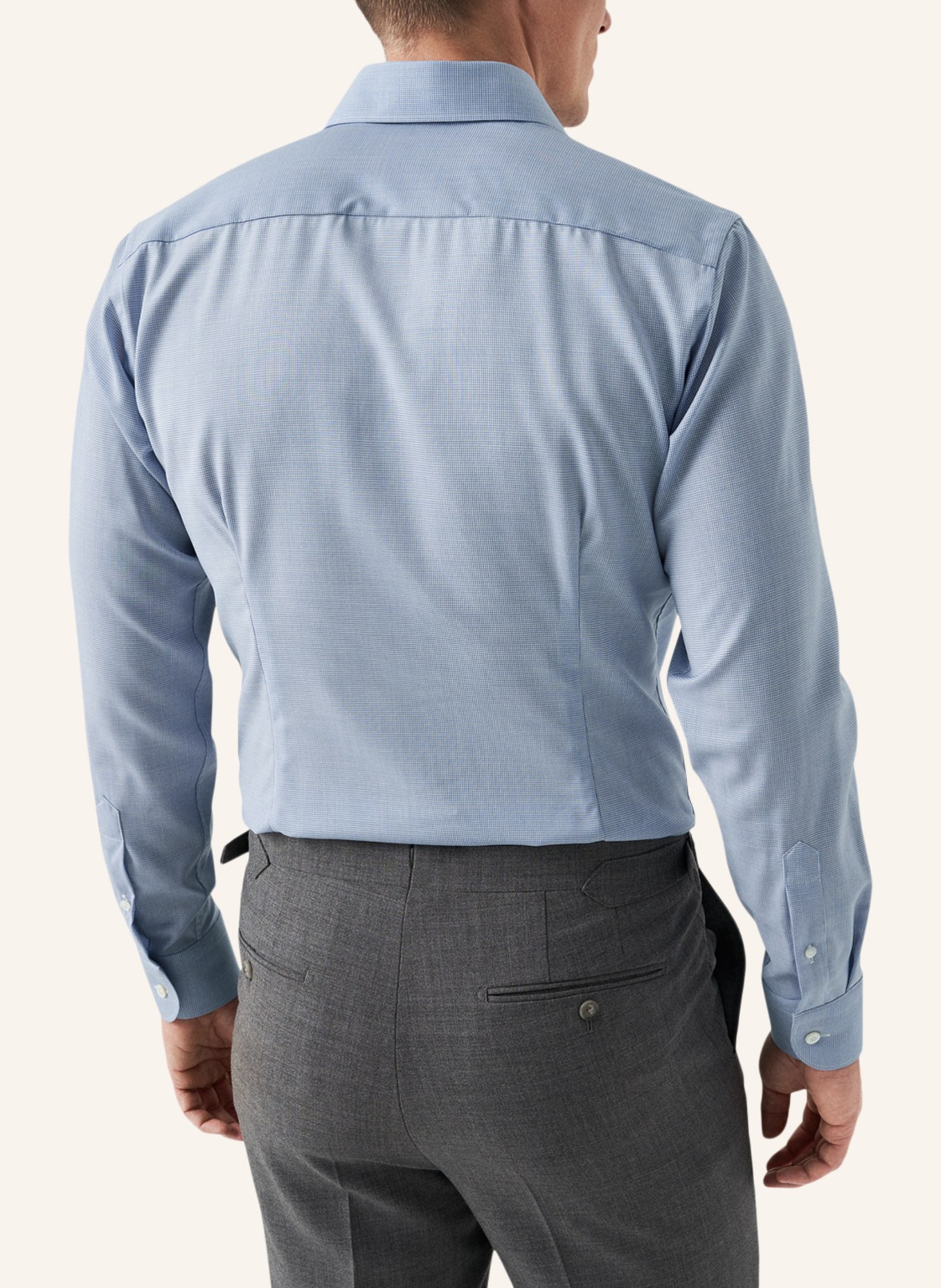 ETON Contemporary fit Hemd aus Merinowolle, Farbe: BLAU (Bild 2)