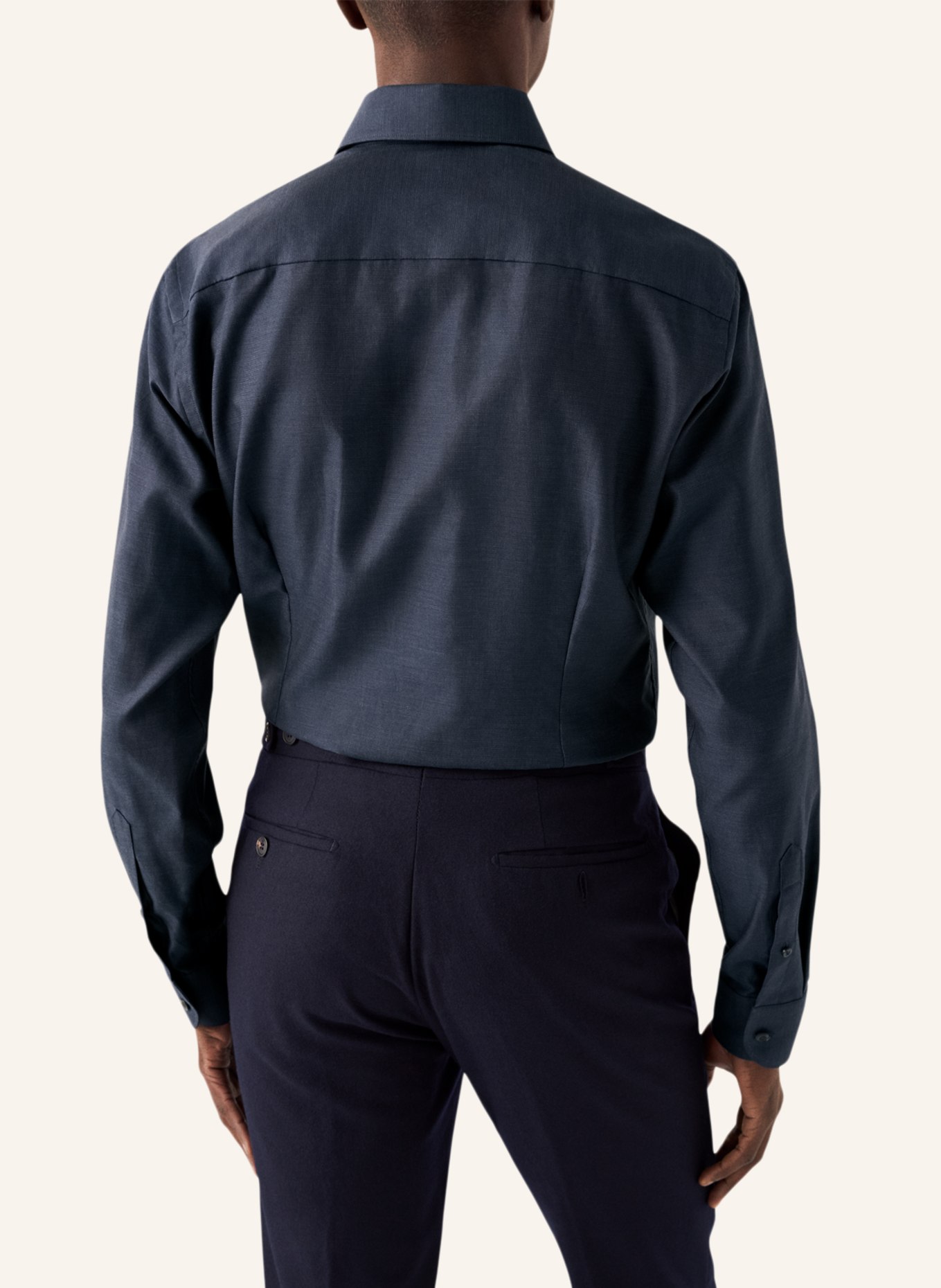 ETON Slim fit Signature-Twill-Hemd, Farbe: DUNKELBLAU (Bild 2)