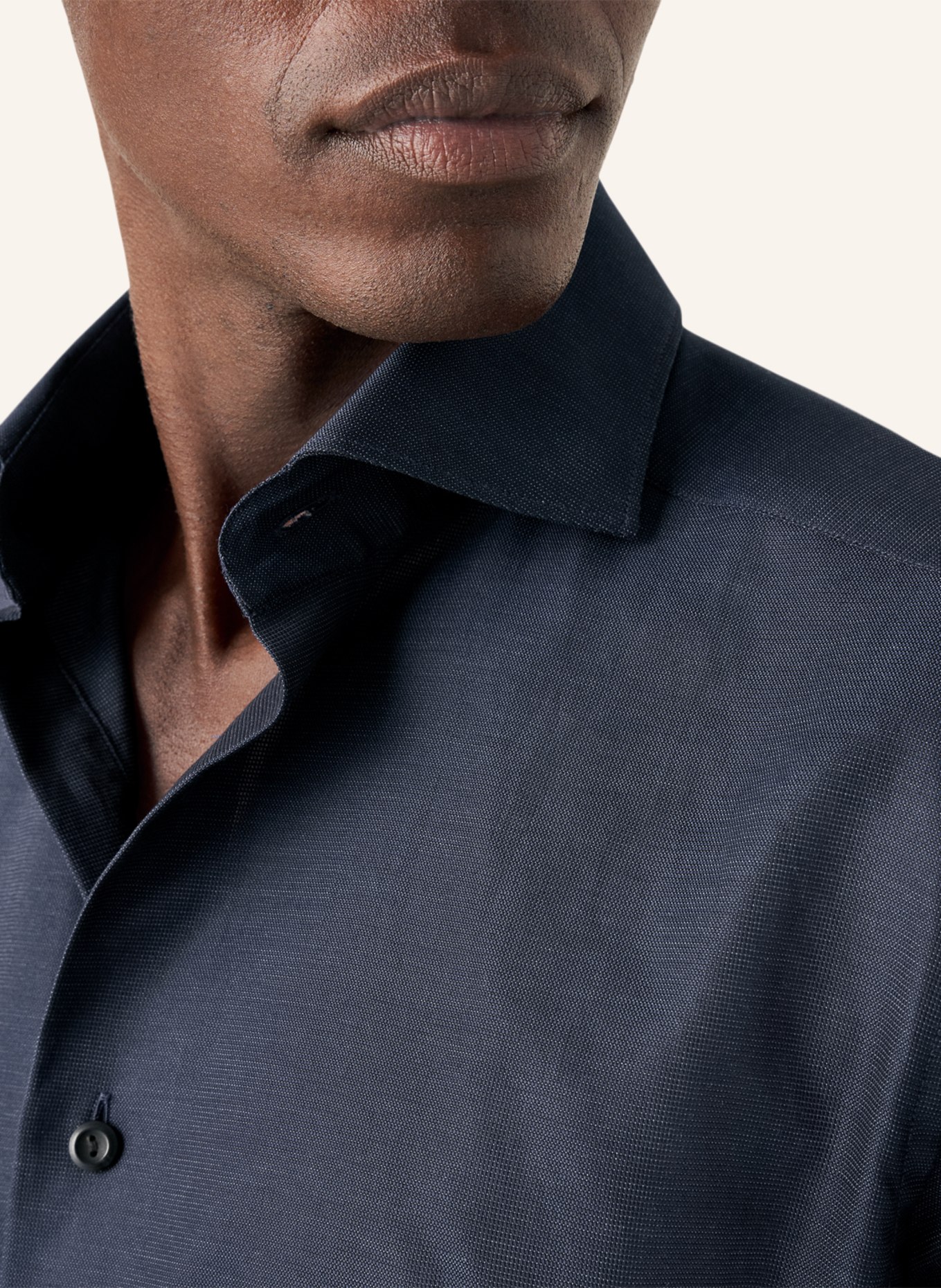 ETON Slim fit Signature-Twill-Hemd, Farbe: DUNKELBLAU (Bild 3)