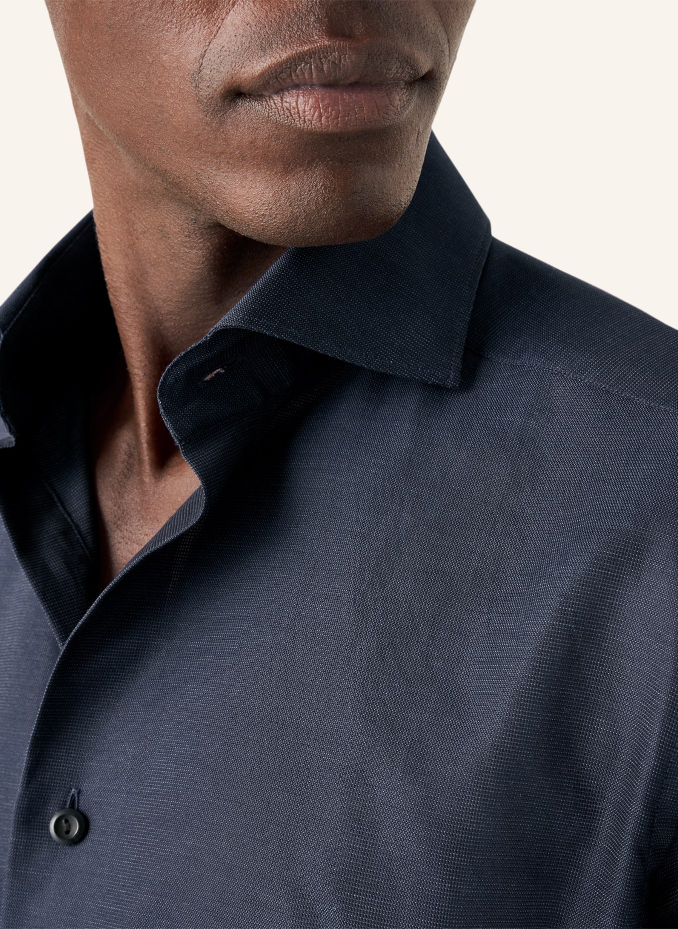 ETON Slim fit Signature-Twill-Hemd, Farbe: DUNKELBLAU (Bild 3)