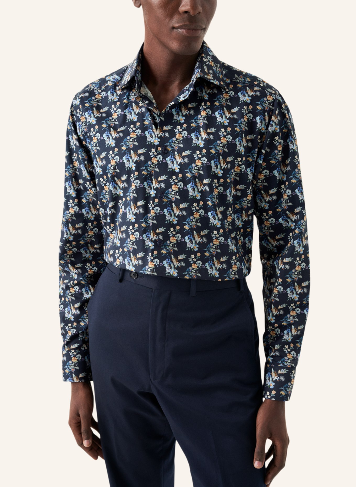ETON Contemporary fit Twill-Hemd, Farbe: DUNKELBLAU (Bild 5)