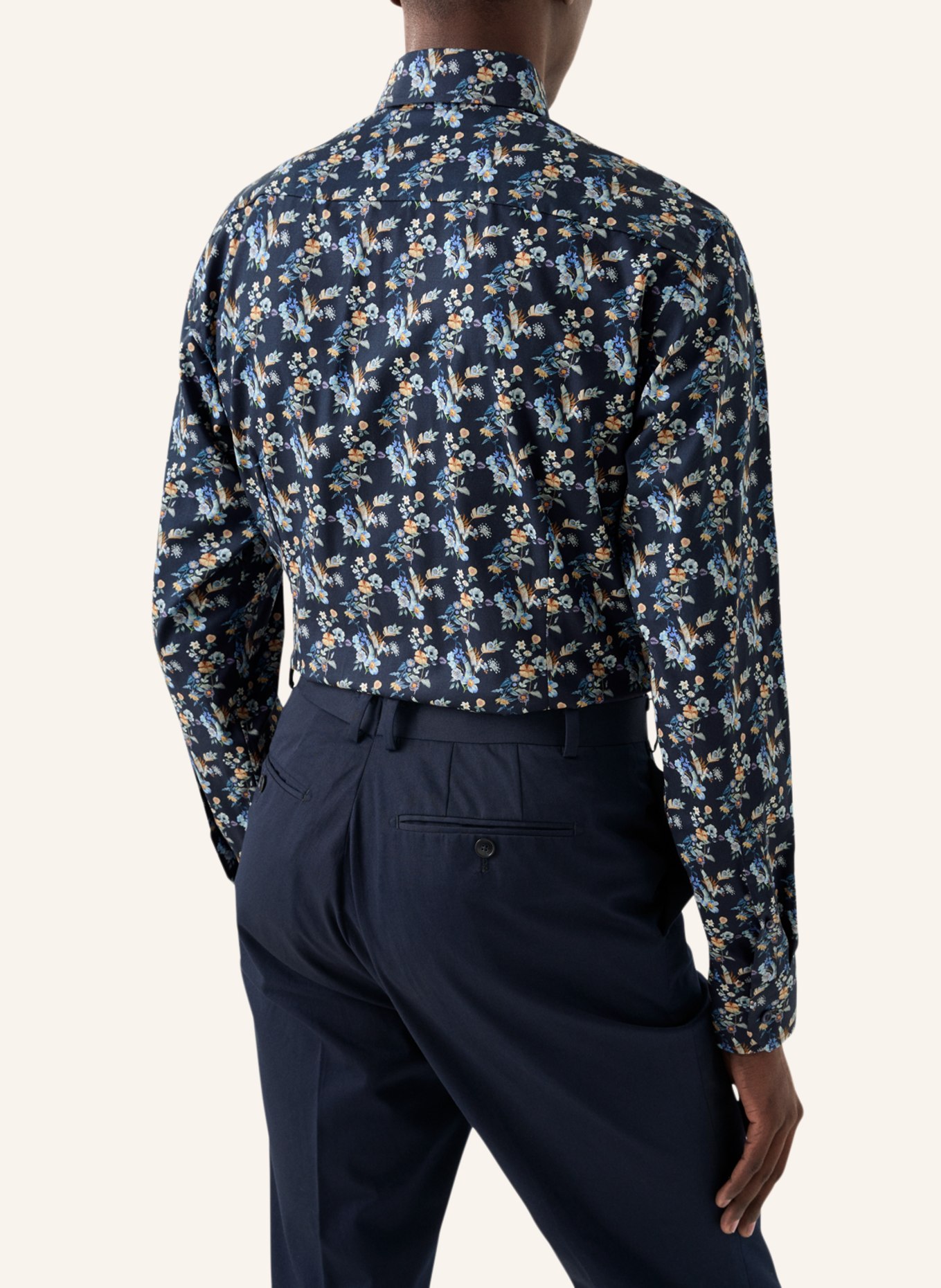 ETON Contemporary fit Twill-Hemd, Farbe: DUNKELBLAU (Bild 2)