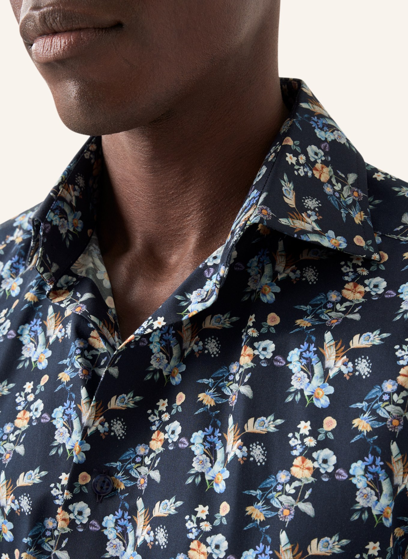ETON Contemporary fit Twill-Hemd, Farbe: DUNKELBLAU (Bild 3)