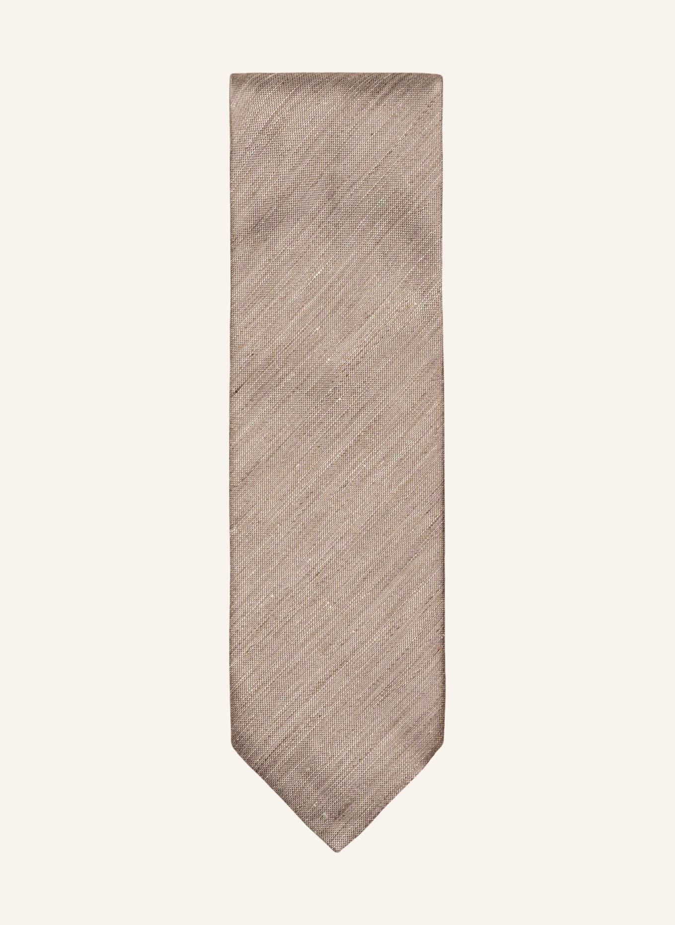 ETON Seiden-Leinen-krawatte, Farbe: BEIGE (Bild 1)