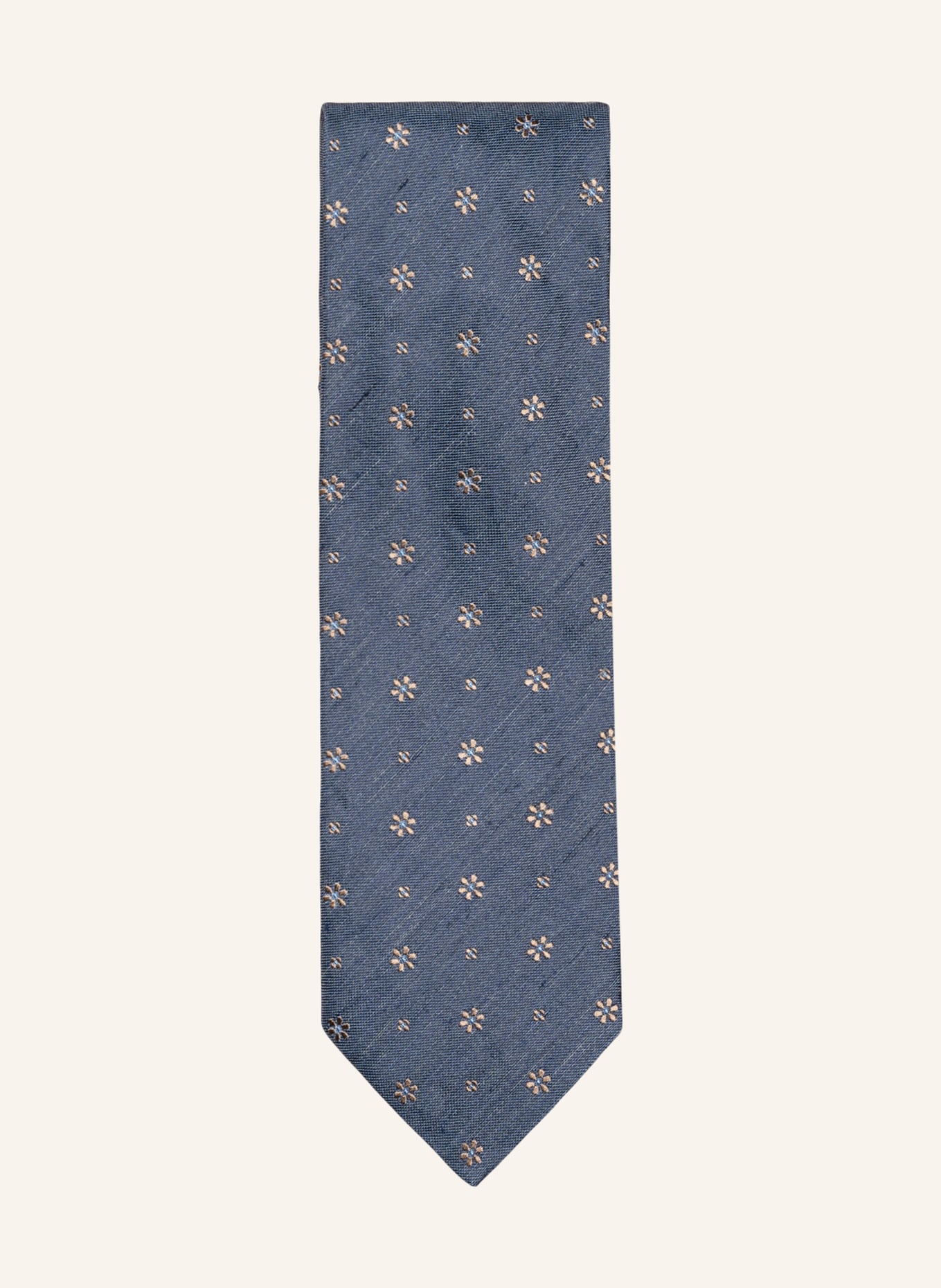 ETON Seiden-Leinen-krawatte, Farbe: BLAU (Bild 1)