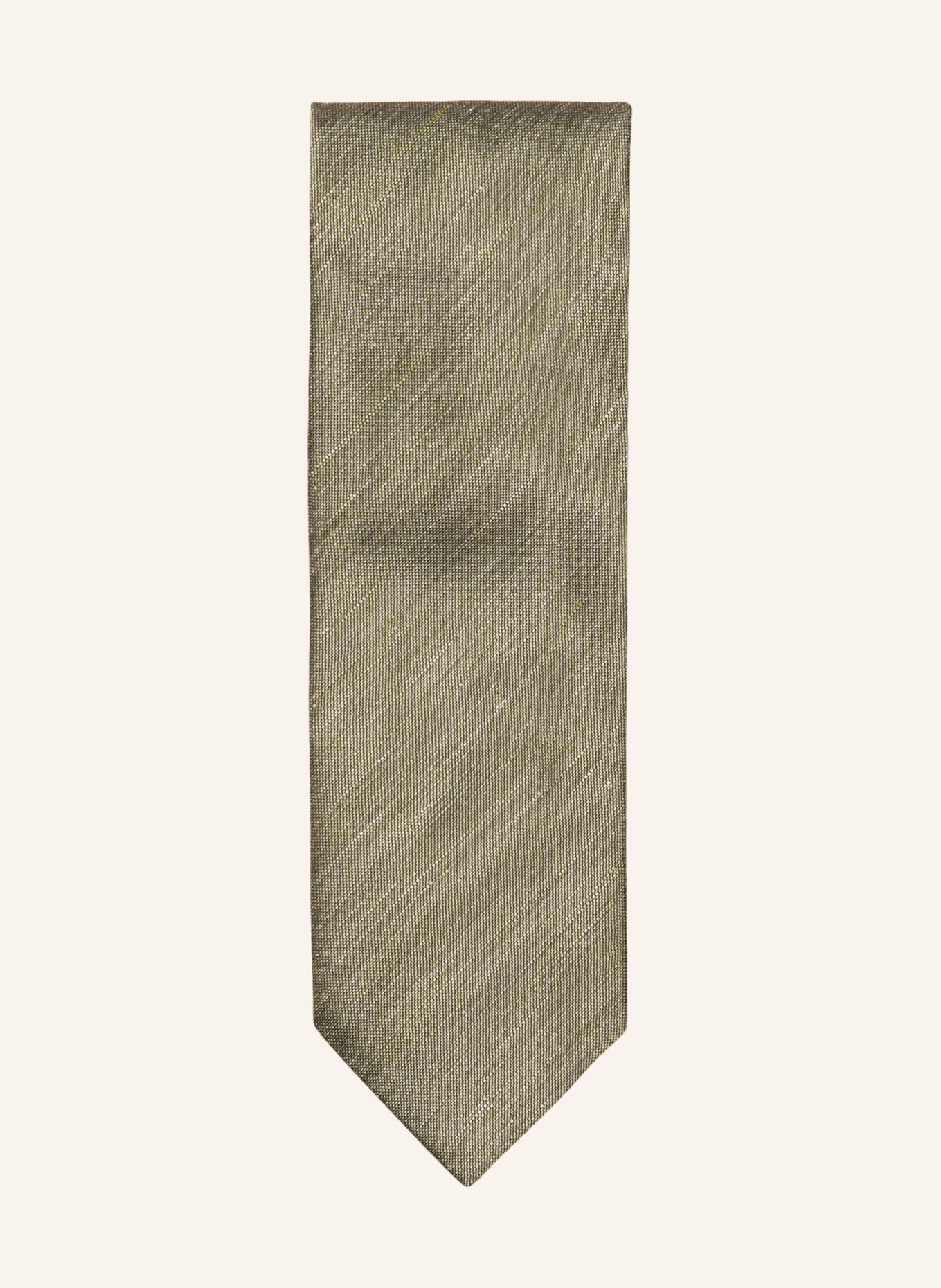 ETON Seiden-Leinen-krawatte, Farbe: GRÜN (Bild 1)