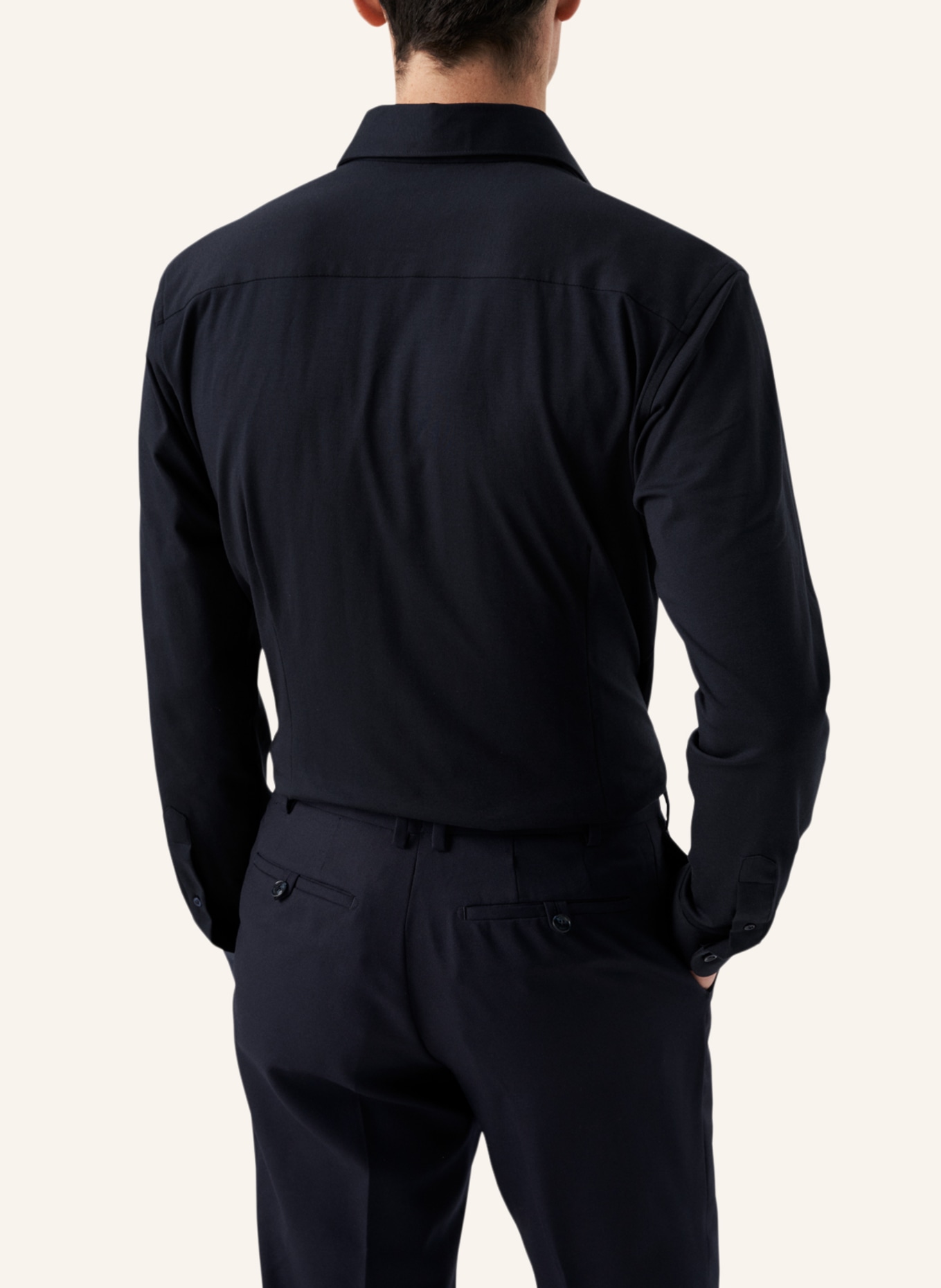 ETON Slim fit Hemd aus Vier-Wege-Stretch, Farbe: DUNKELBLAU (Bild 2)