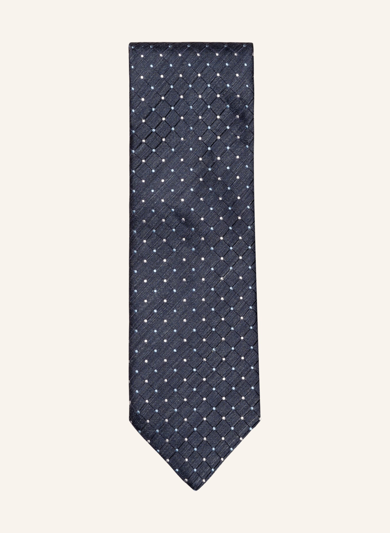 ETON Seiden-Leinen-krawatte, Farbe: DUNKELBLAU (Bild 1)