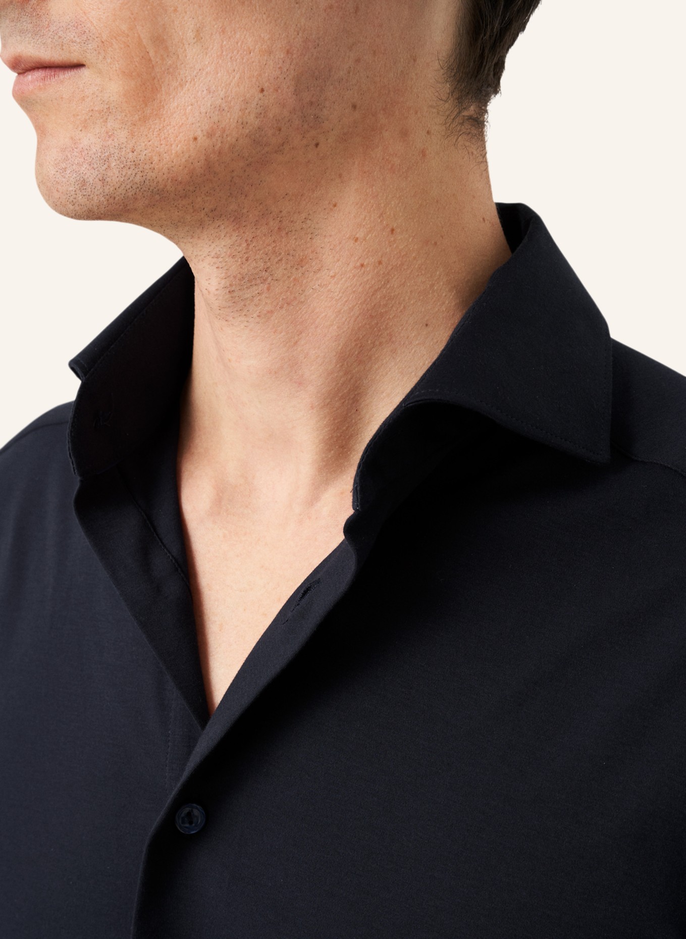 ETON Slim fit Hemd aus Vier-Wege-Stretch, Farbe: DUNKELBLAU (Bild 3)