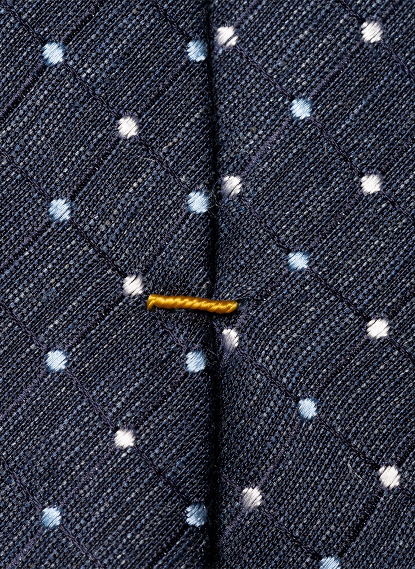 ETON Seiden-Leinen-krawatte, Farbe: DUNKELBLAU (Bild 3)