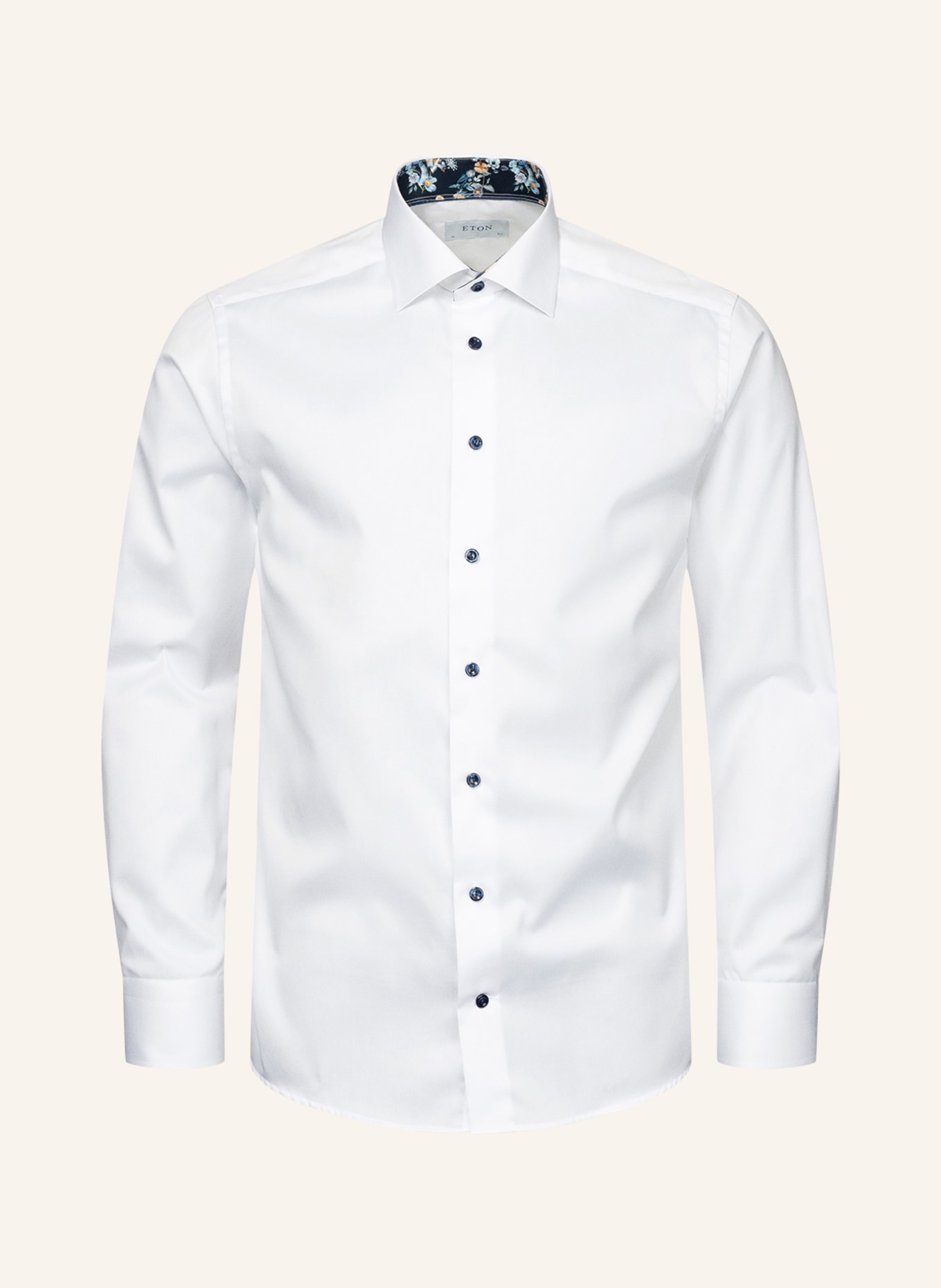 ETON Slim fit Signature Twill-Hemd, Farbe: WEISS (Bild 1)