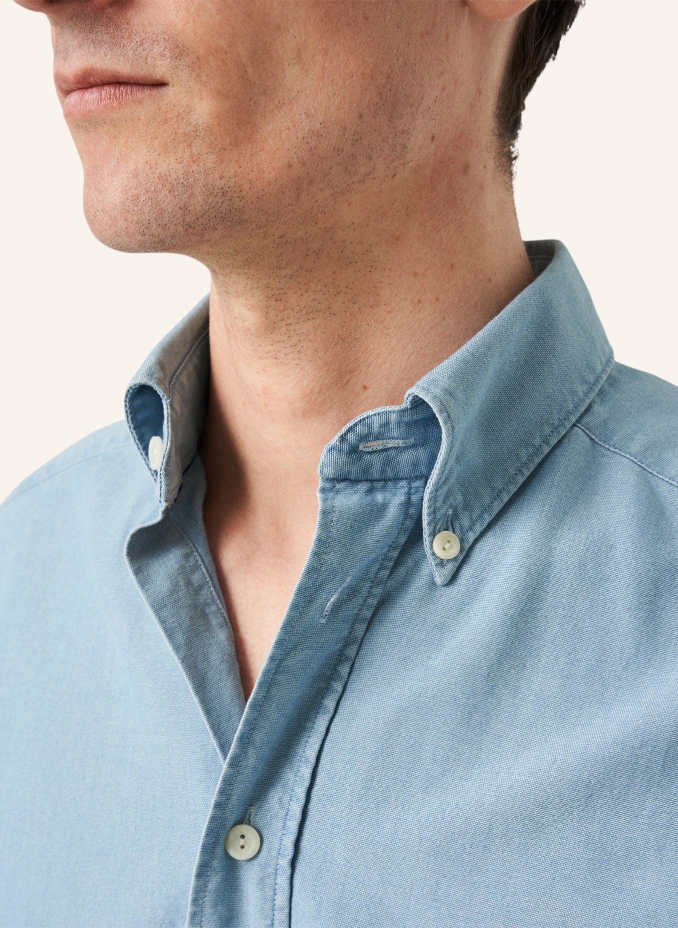 ETON Slim fit Denim-Hemd, Farbe: BLAU (Bild 3)