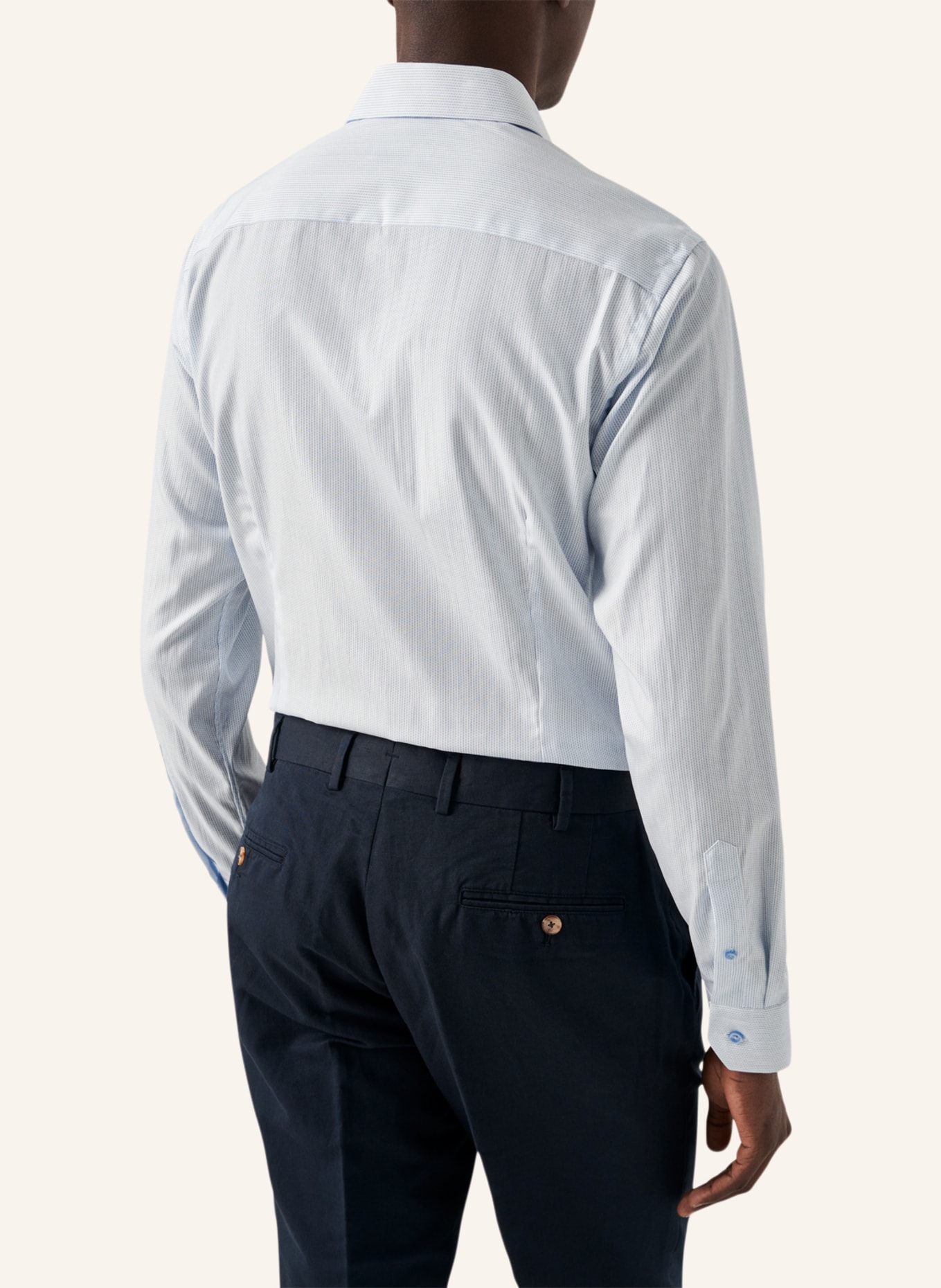 ETON Slim fit Popeline-Hemd, Farbe: BLAU (Bild 2)