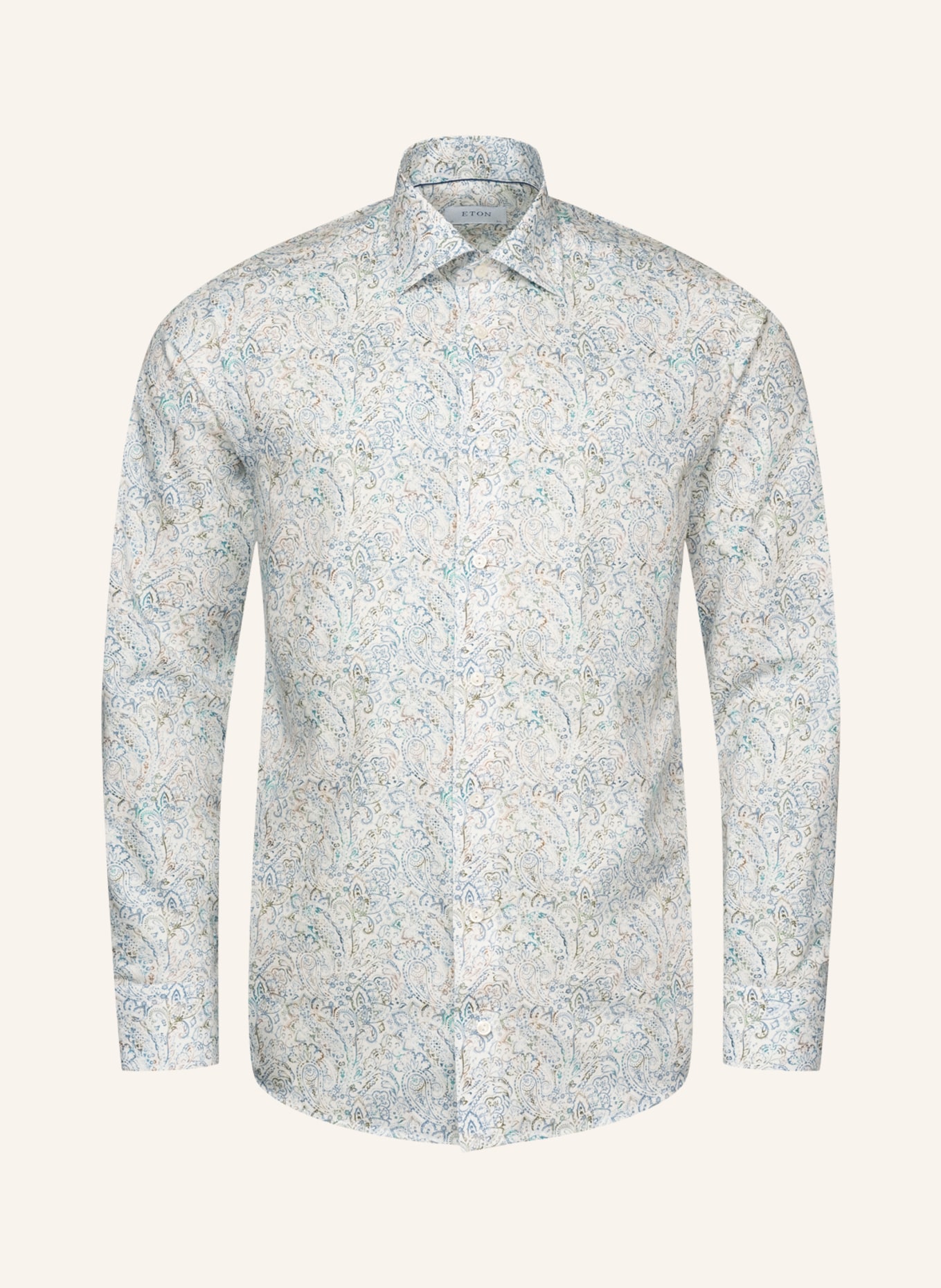 ETON Contemporary fit Baumwoll-Tencel™-Hemd, Farbe: HELLGRÜN (Bild 1)