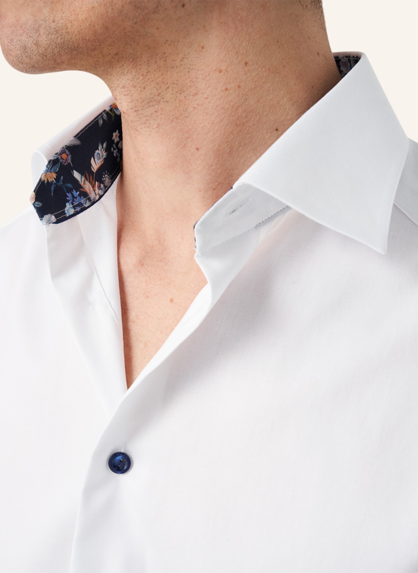 ETON Slim fit Signature Twill-Hemd, Farbe: WEISS (Bild 3)