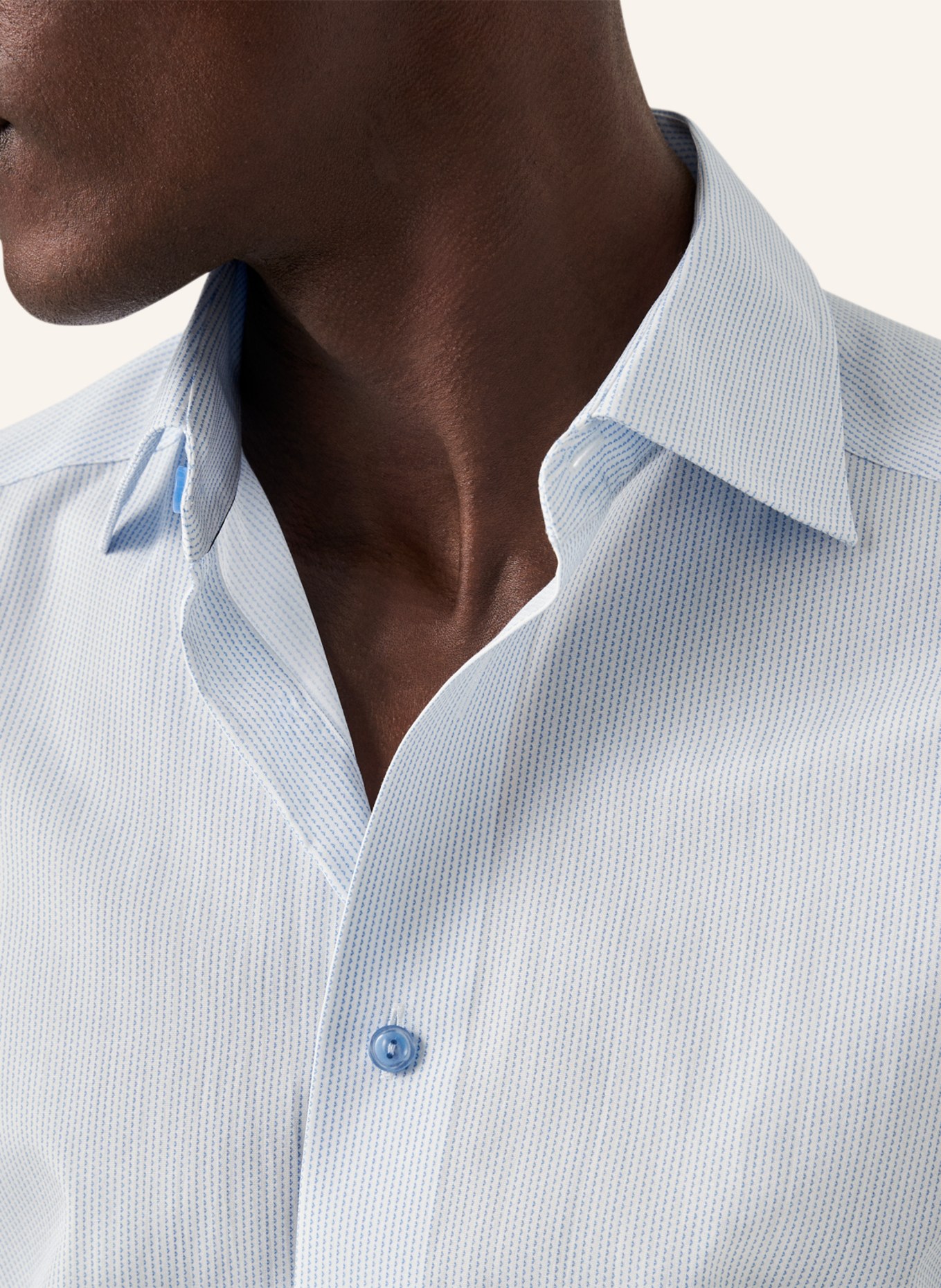 ETON Slim fit Popeline-Hemd, Farbe: BLAU (Bild 3)
