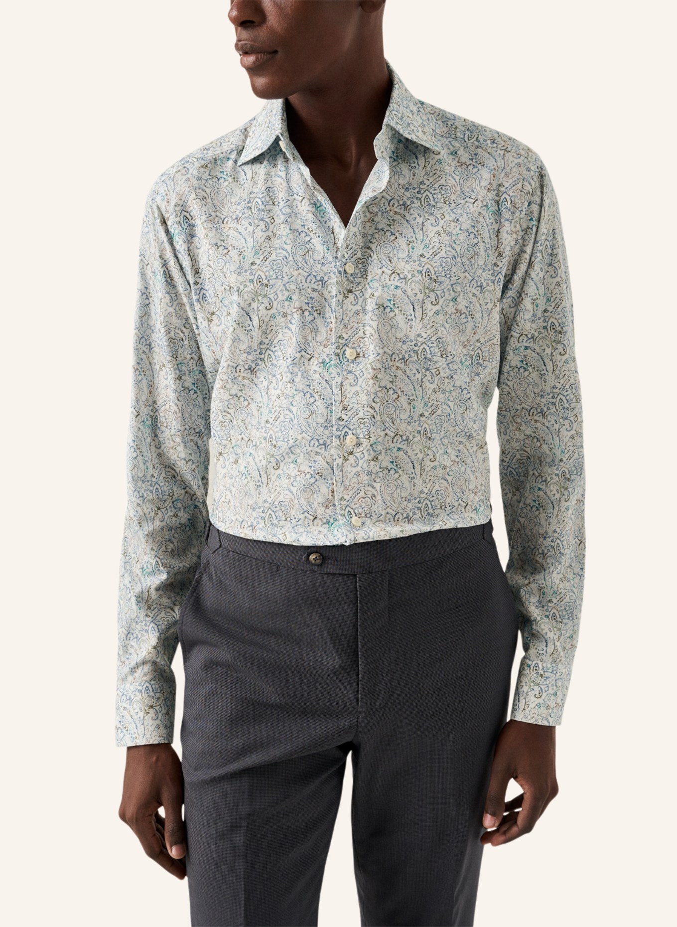 ETON Contemporary fit Baumwoll-Tencel™-Hemd, Farbe: HELLGRÜN (Bild 5)