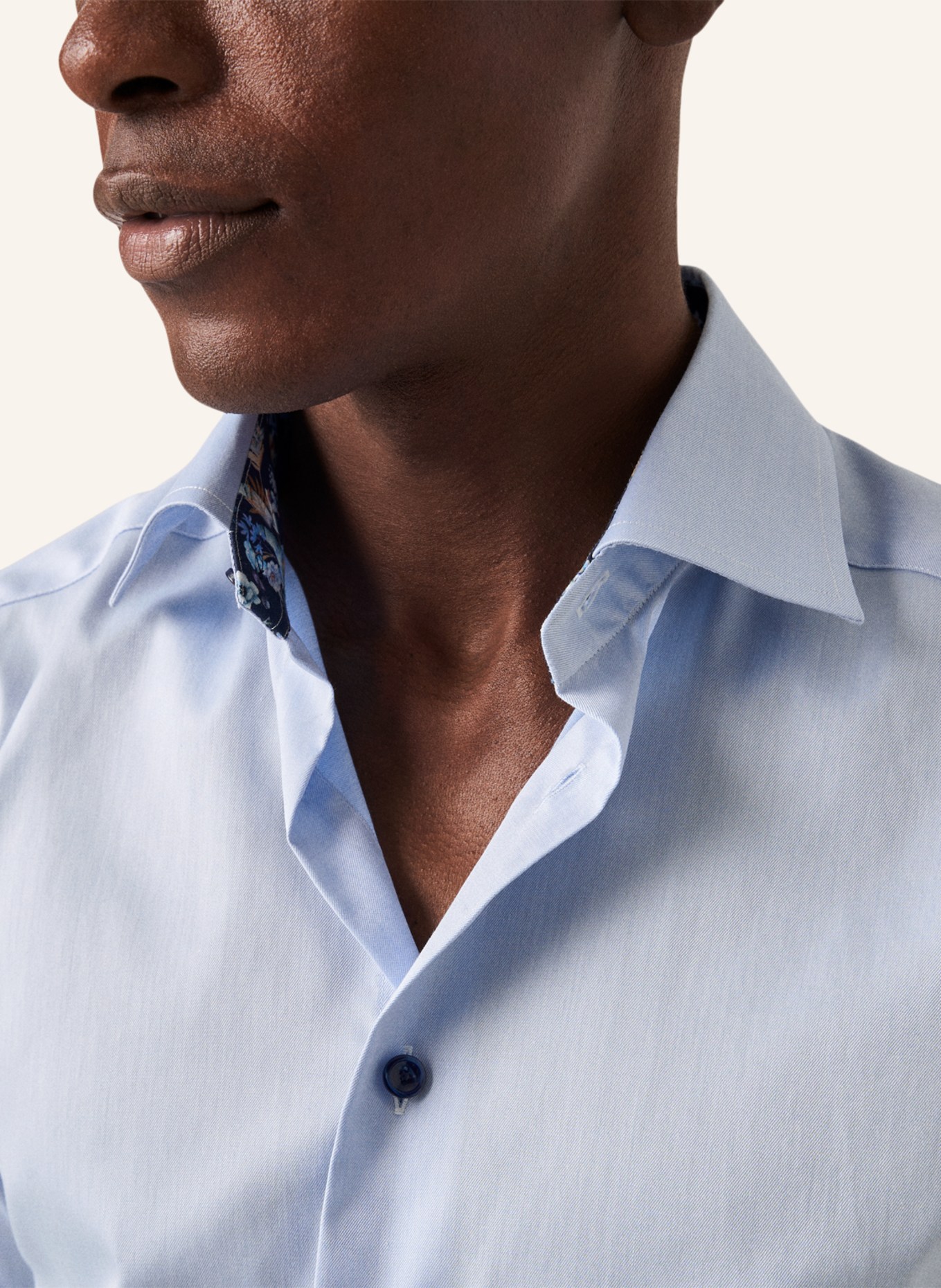 ETON Slim fit Signature Twill-Hemd, Farbe: BLAU (Bild 3)