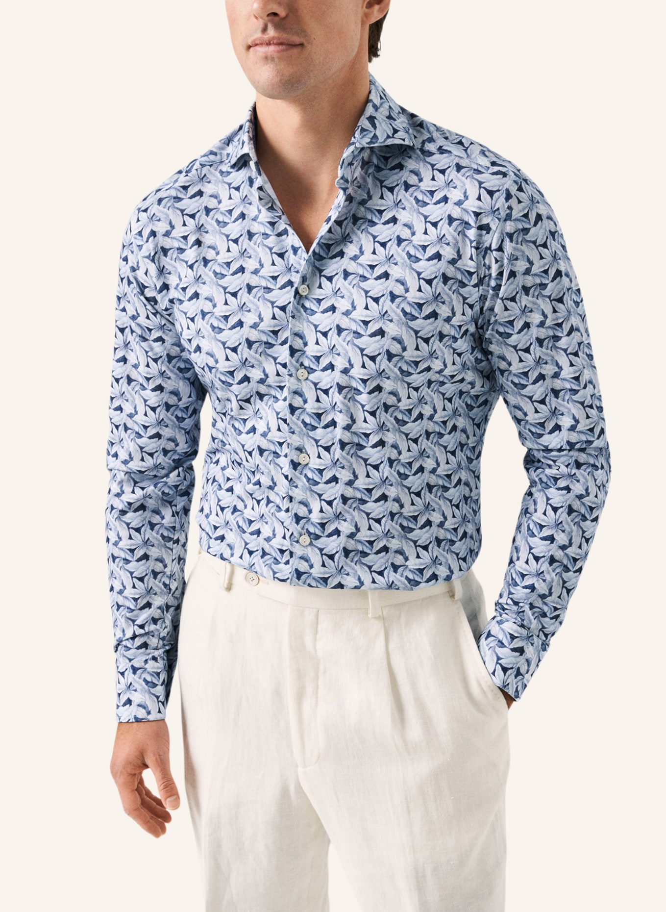 ETON Slim fit Hemd aus Vier-Wege-Stretch, Farbe: BLAU (Bild 5)