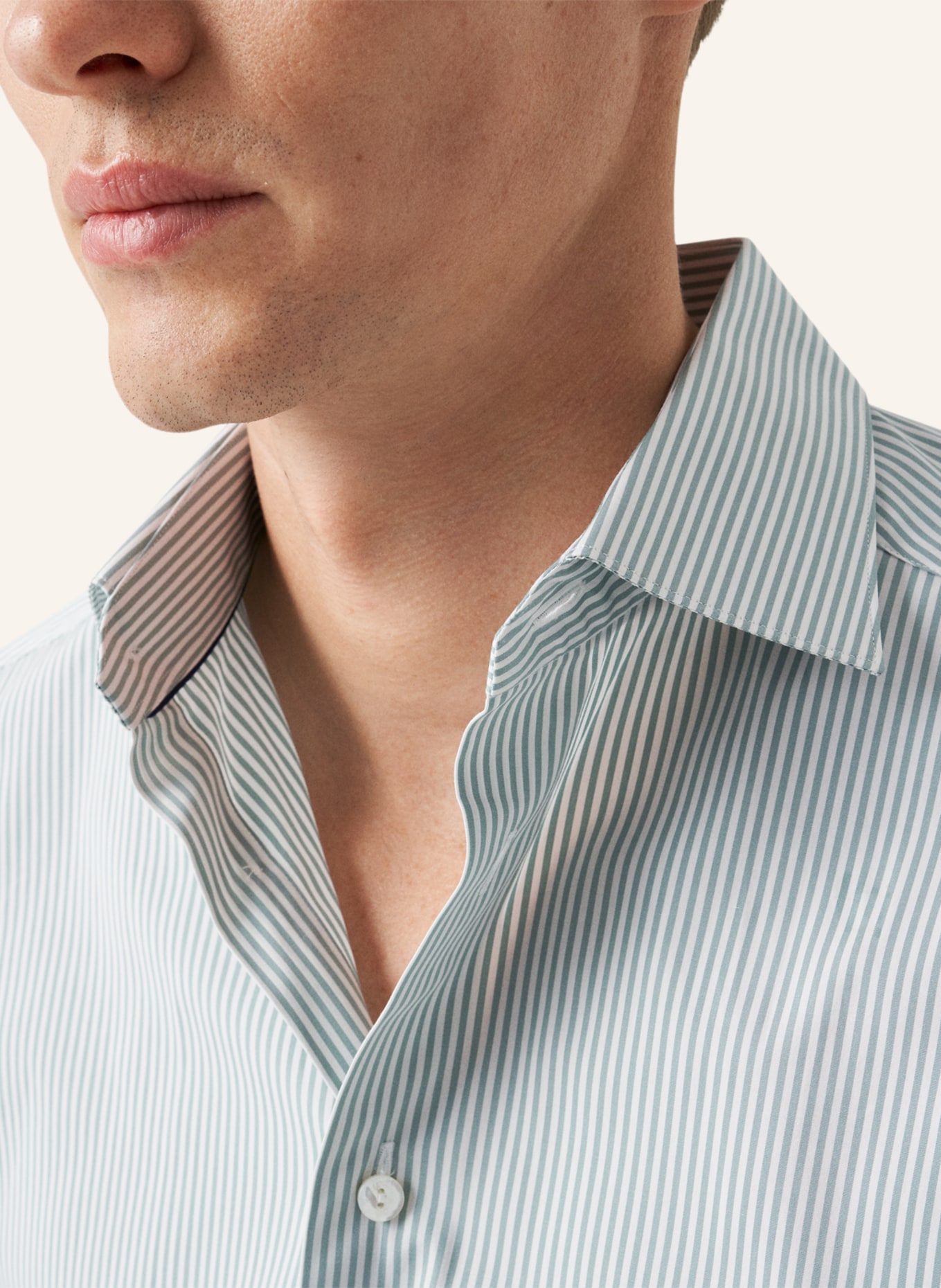 ETON Slim fit Popeline-Hemd, Farbe: HELLGRÜN (Bild 3)