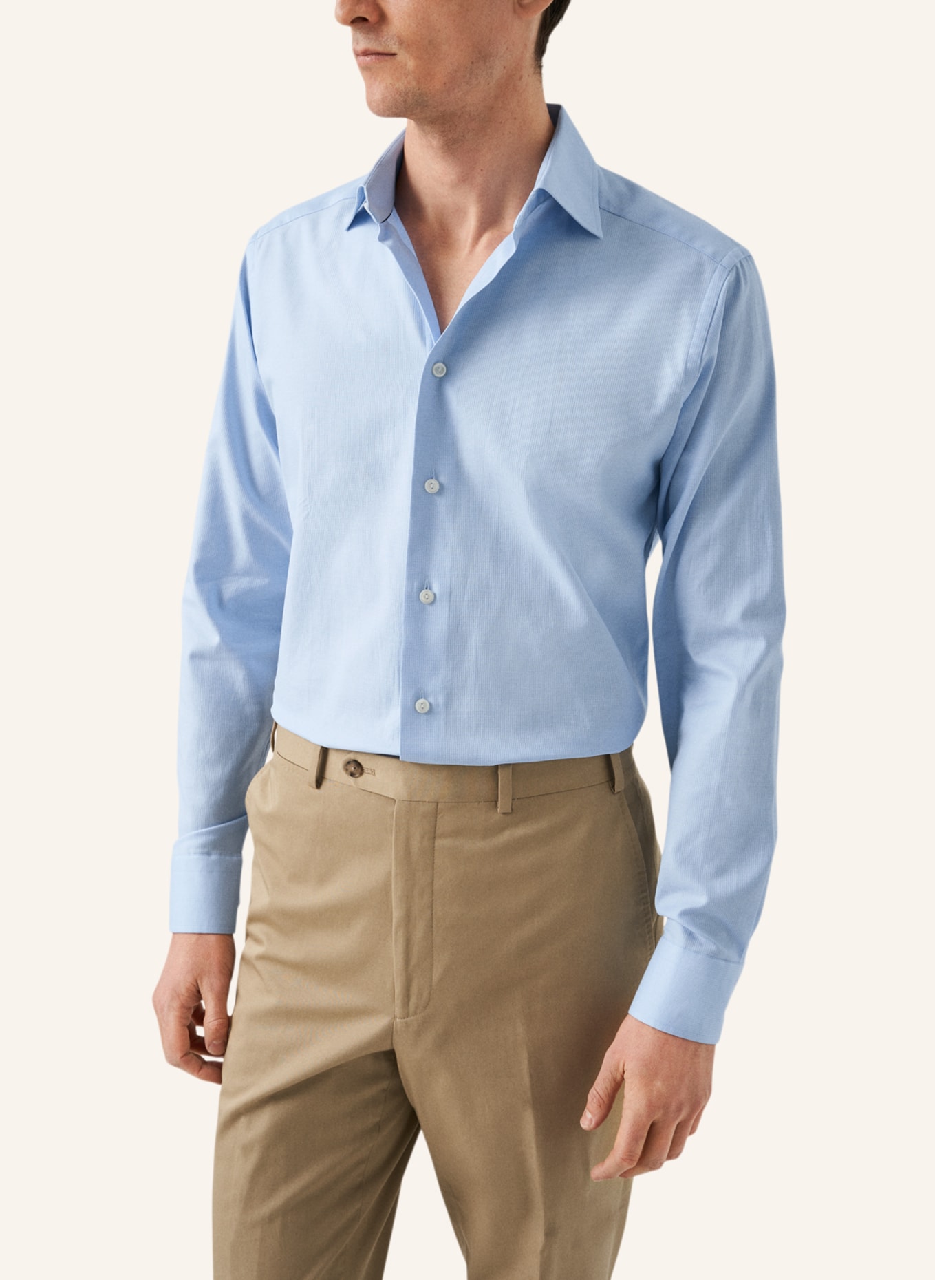 ETON Contemporary fit Signature Twill-Hemd, Farbe: BLAU (Bild 5)