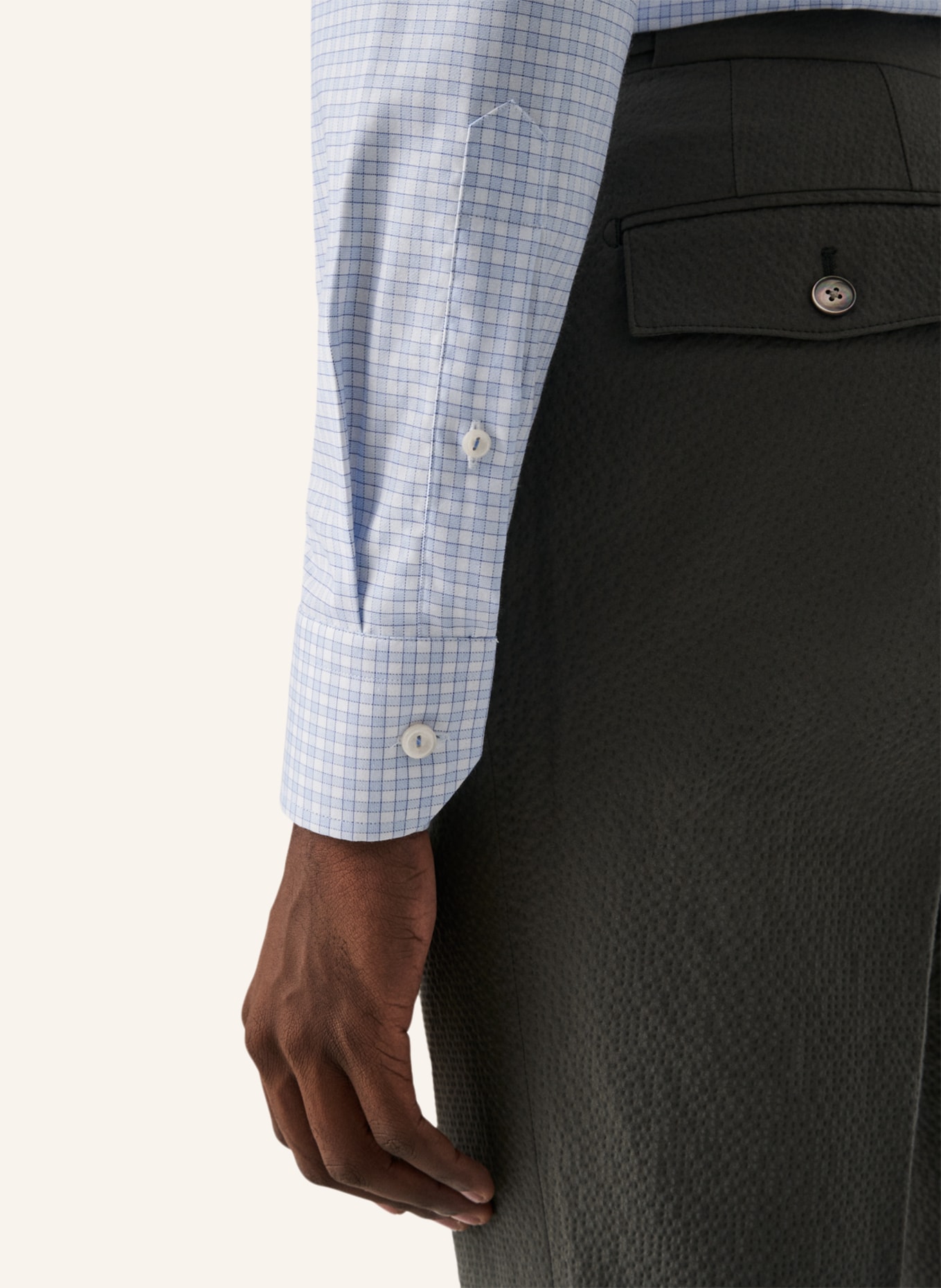 ETON Slim fit Signature Twill-Hemd, Farbe: BLAU (Bild 4)