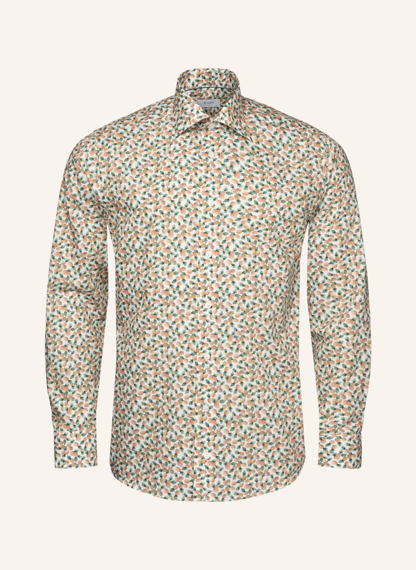 ETON Slim fit Baumwoll-Tencel™-Hemd, Farbe: ORANGE (Bild 1)