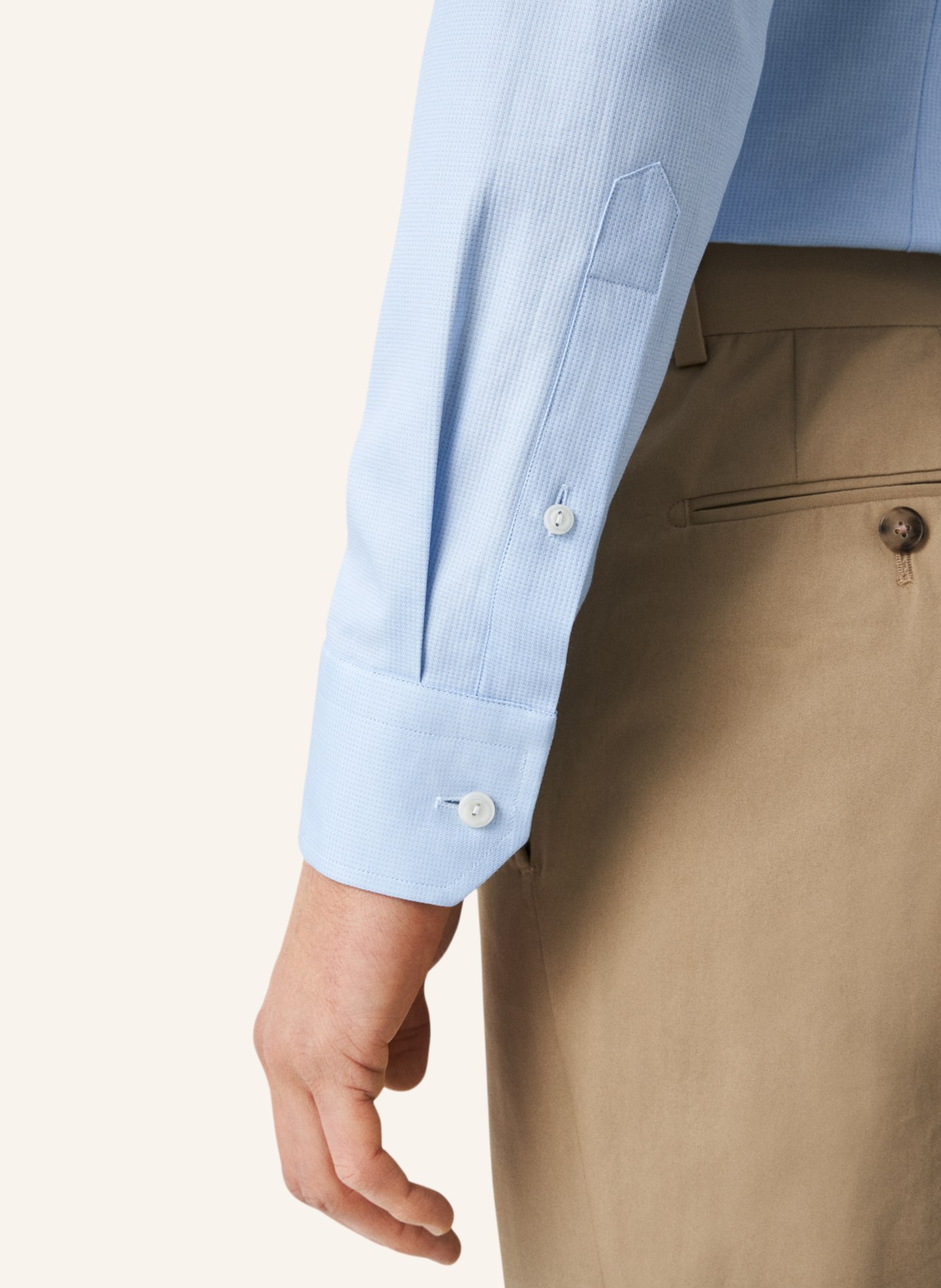ETON Slim fit Signature Twill-Hemd, Farbe: BLAU (Bild 4)