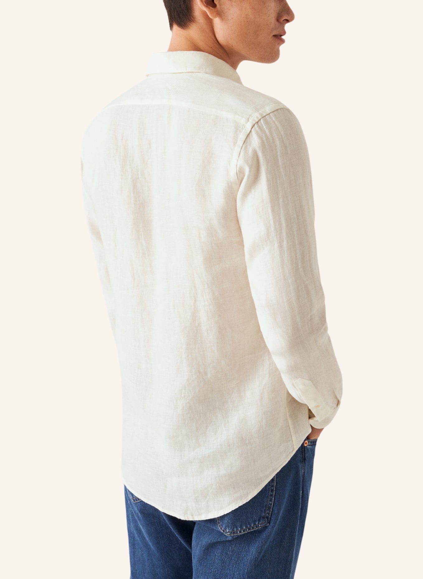 ETON Contemporary fit Leinenhemd, Farbe: WEISS (Bild 2)