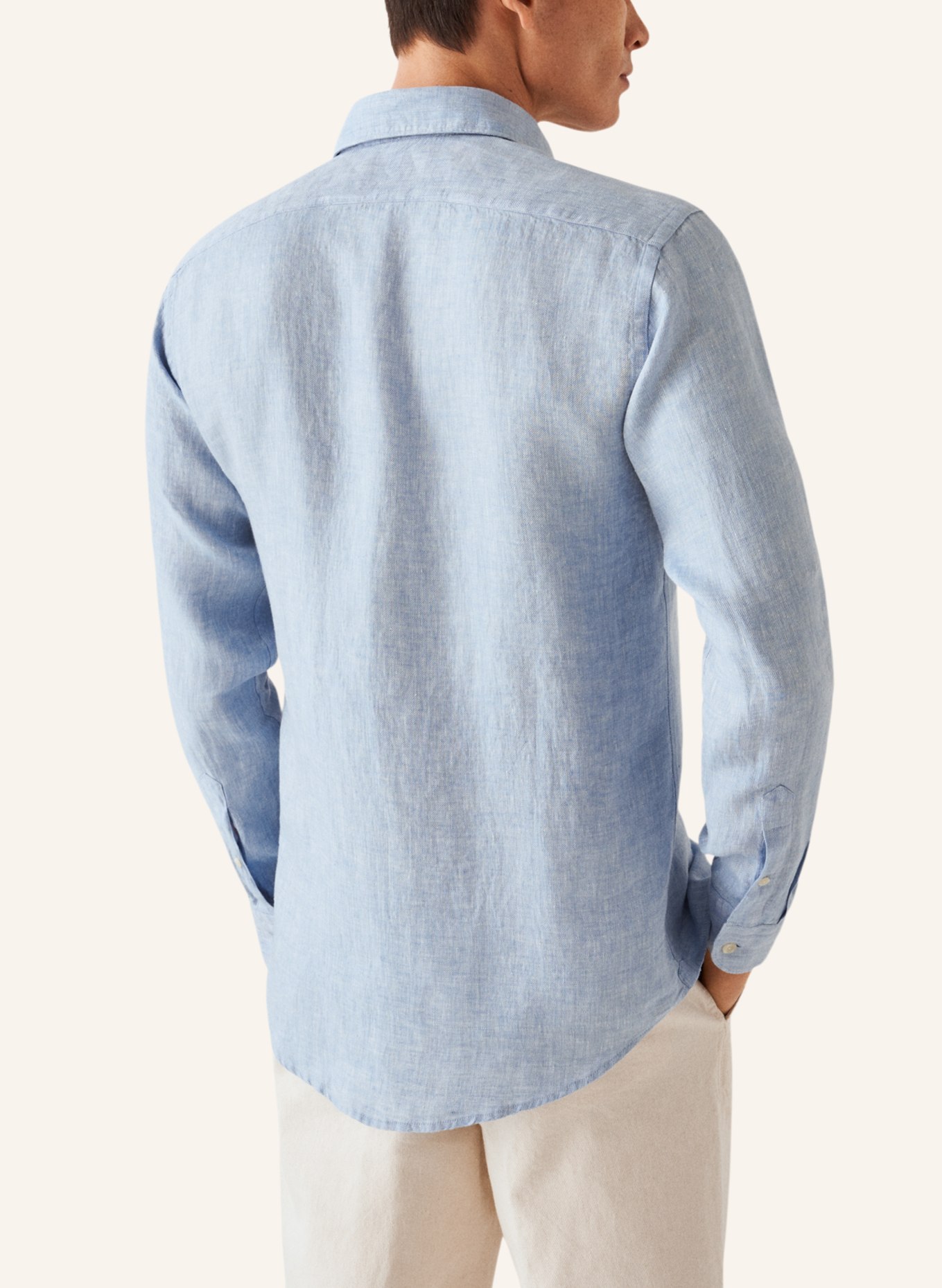 ETON Contemporary fit Leinenhemd, Farbe: BLAU (Bild 2)