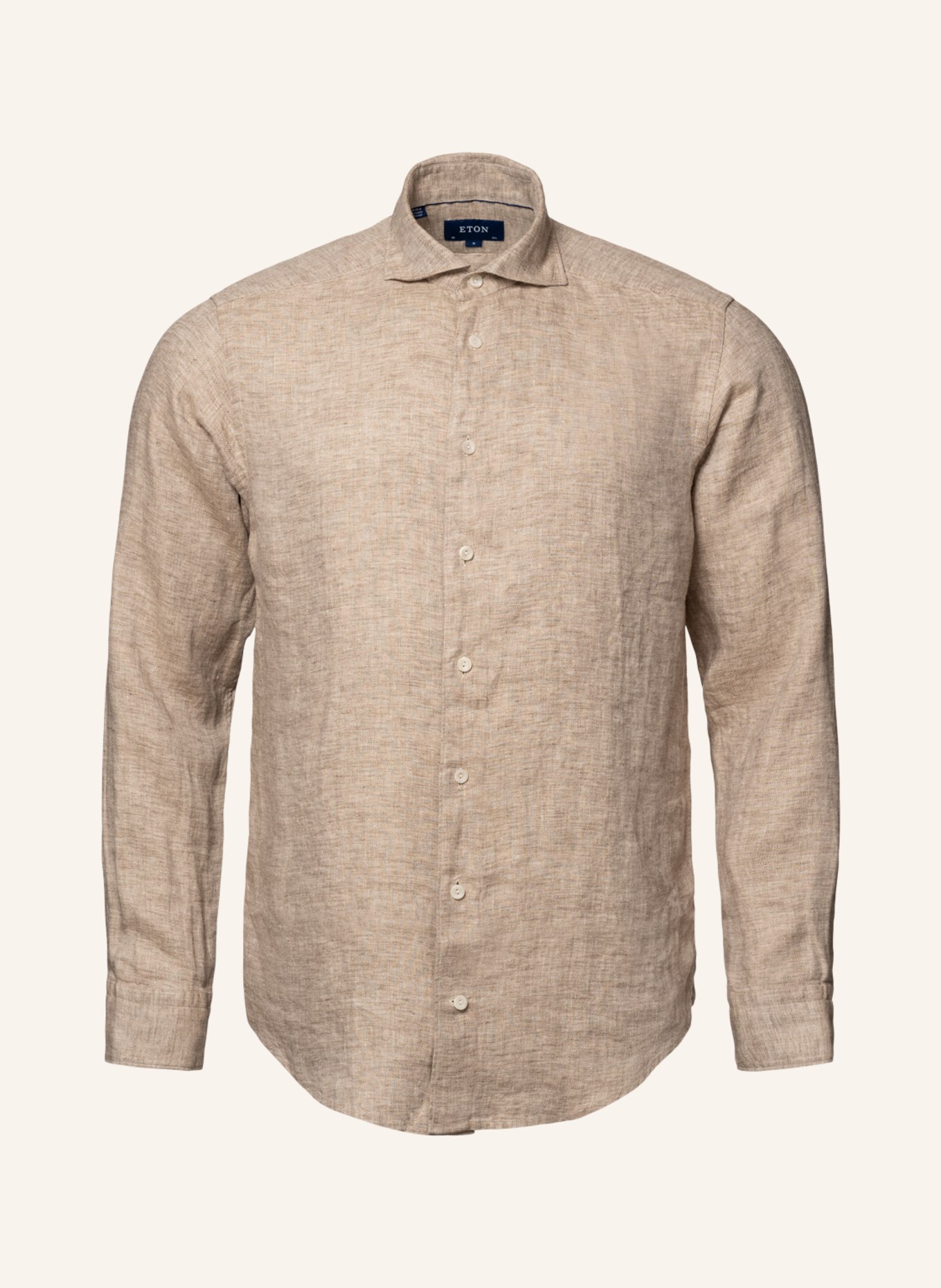 ETON Contemporary fit Leinenhemd, Farbe: BRAUN (Bild 1)