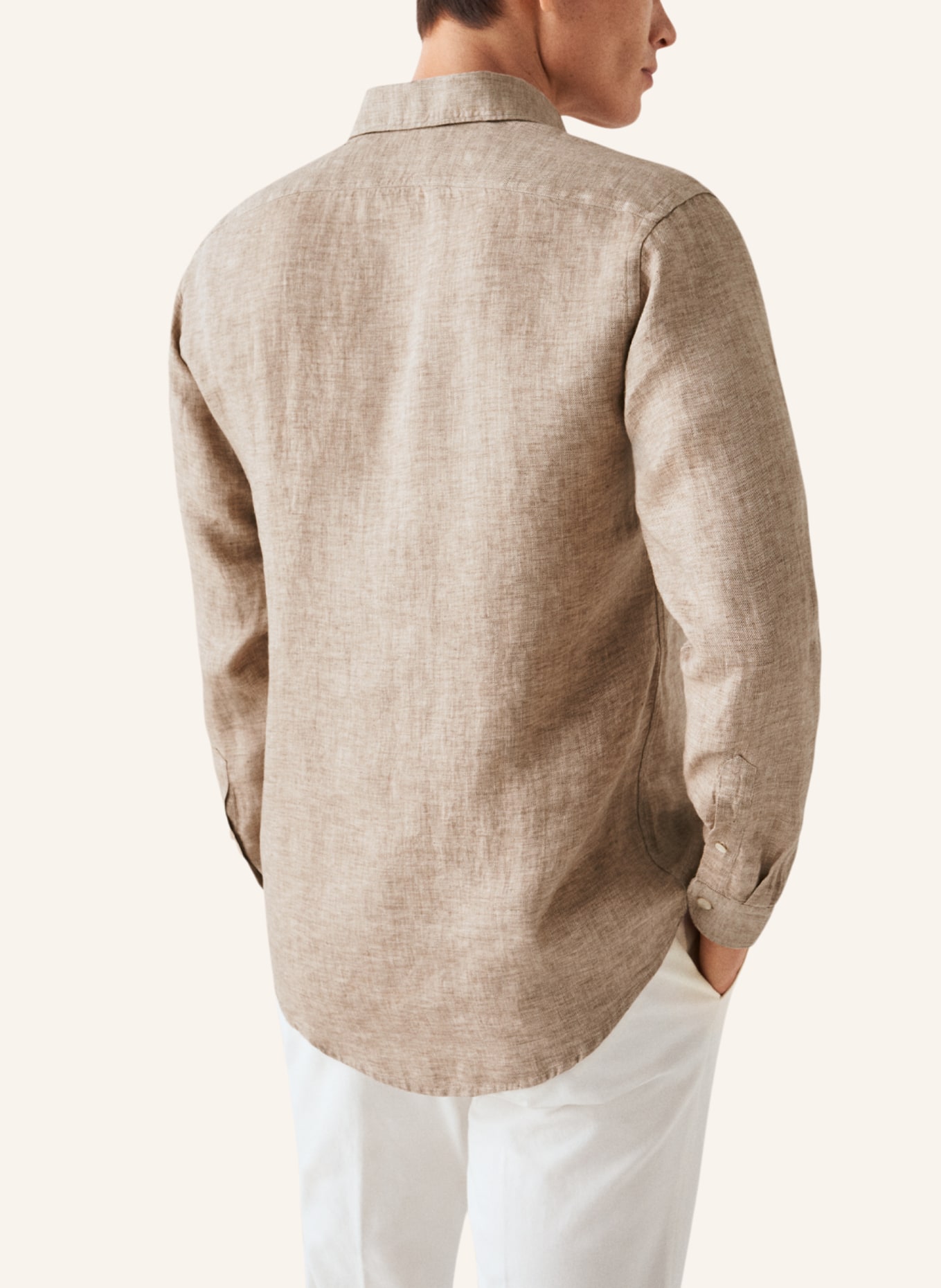 ETON Contemporary fit Leinenhemd, Farbe: BRAUN (Bild 2)