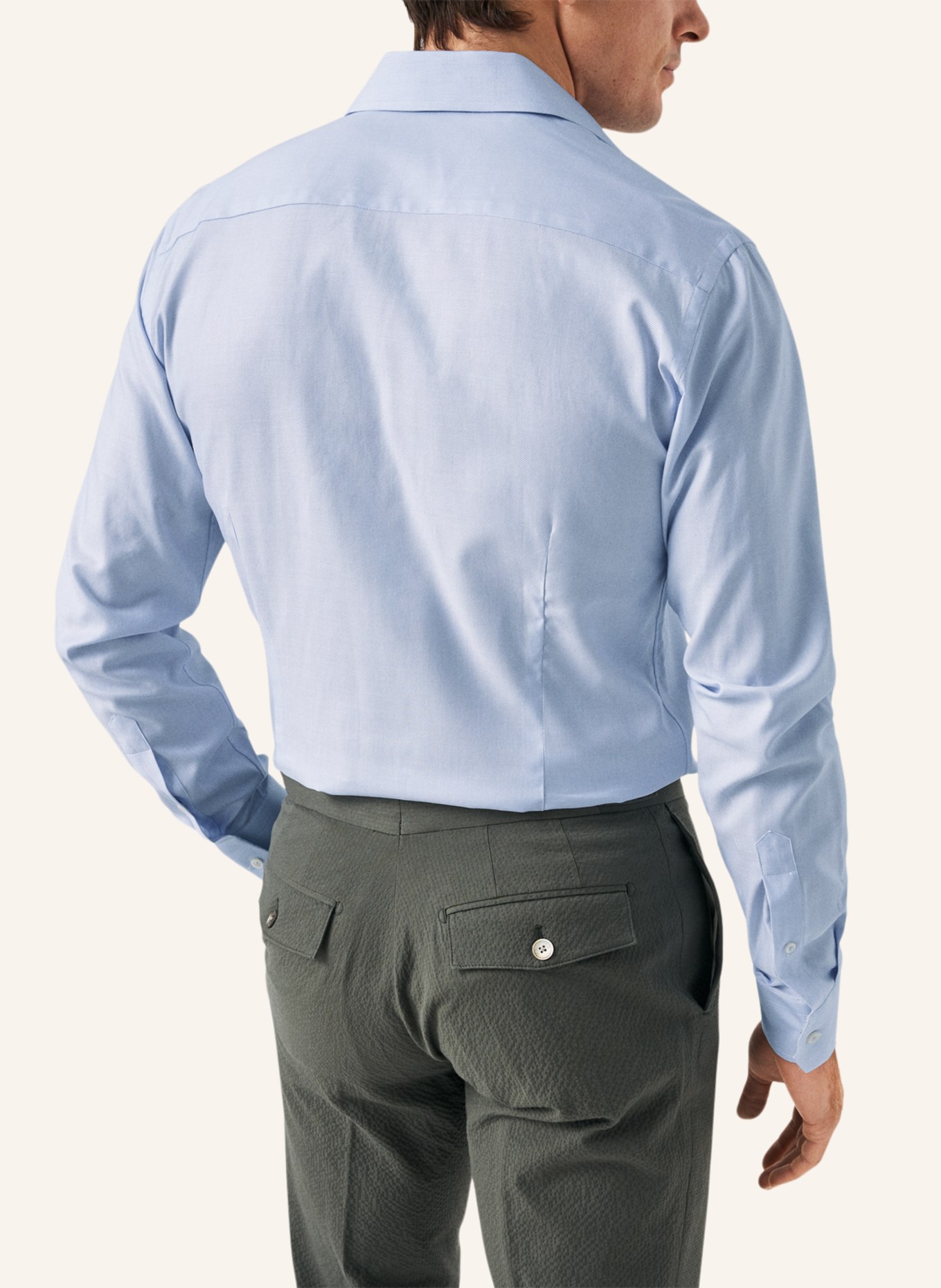ETON Contemporary fit Baumwoll-Tencel™-Hemd, Farbe: BLAU (Bild 2)