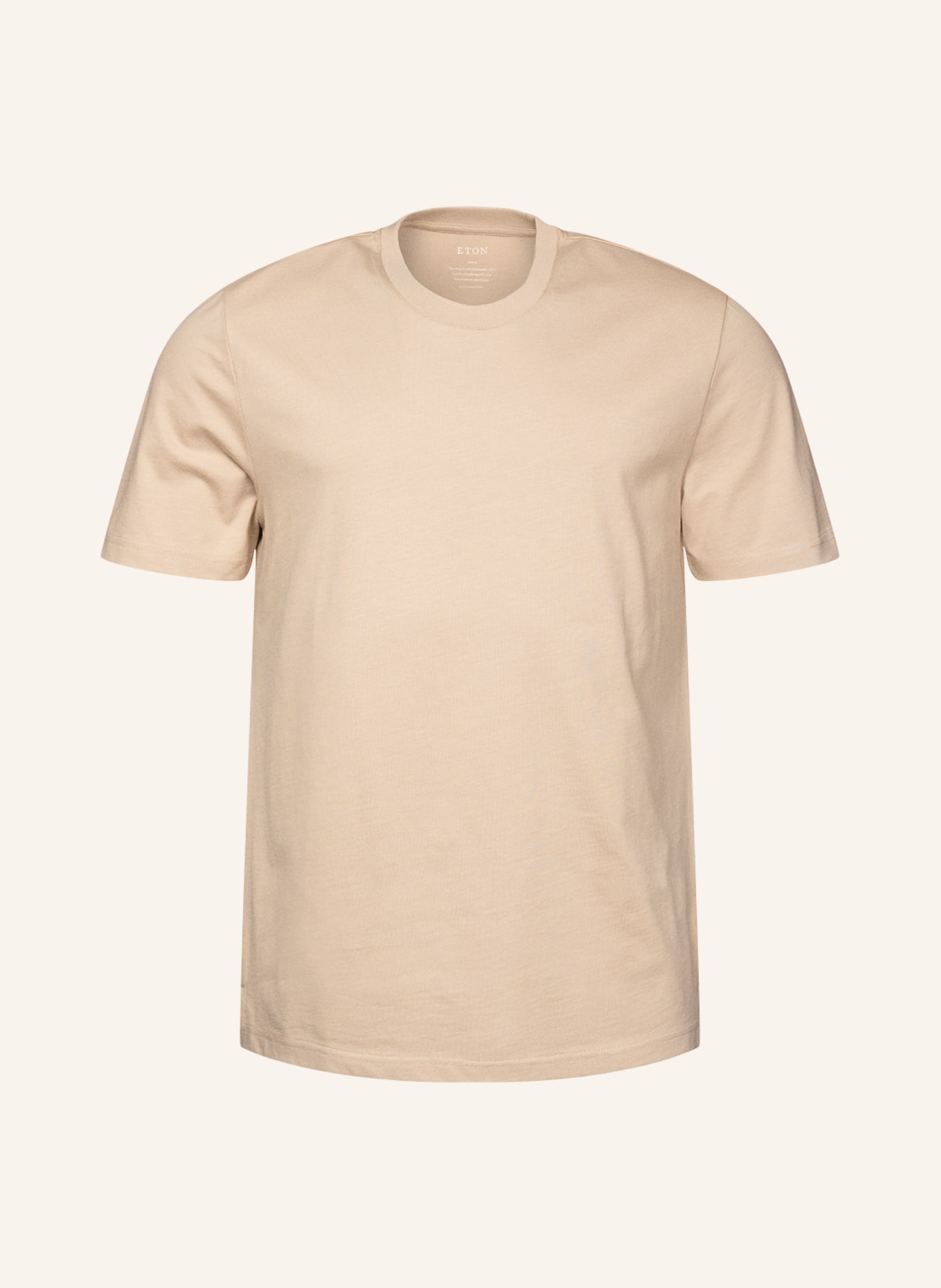 ETON Single-Jersey-T-Shirt, Farbe: BEIGE (Bild 1)