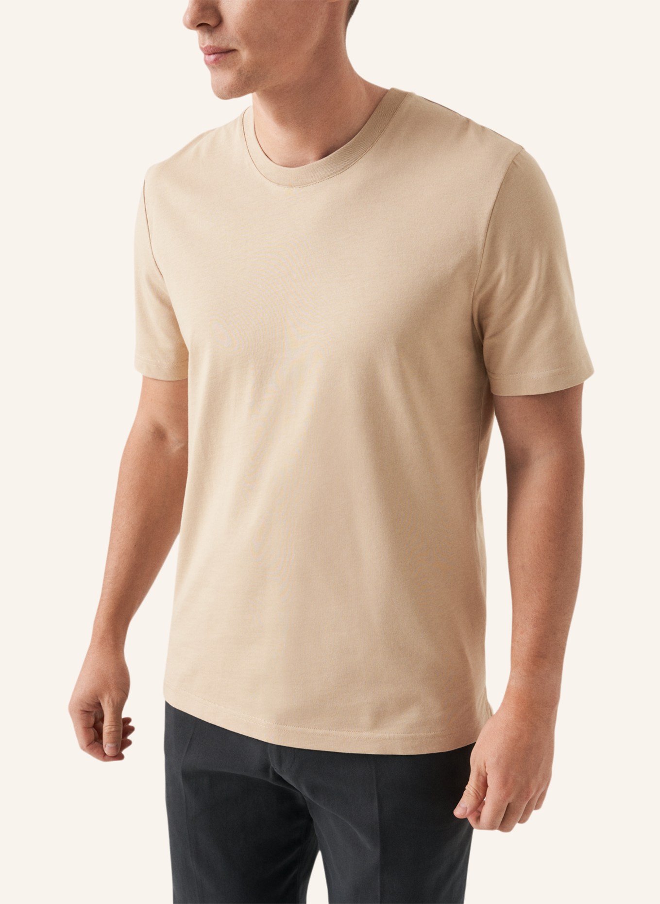 ETON Single-Jersey-T-Shirt, Farbe: BEIGE (Bild 5)