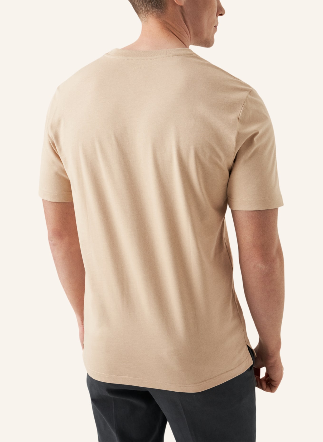 ETON Single-Jersey-T-Shirt, Farbe: BEIGE (Bild 2)