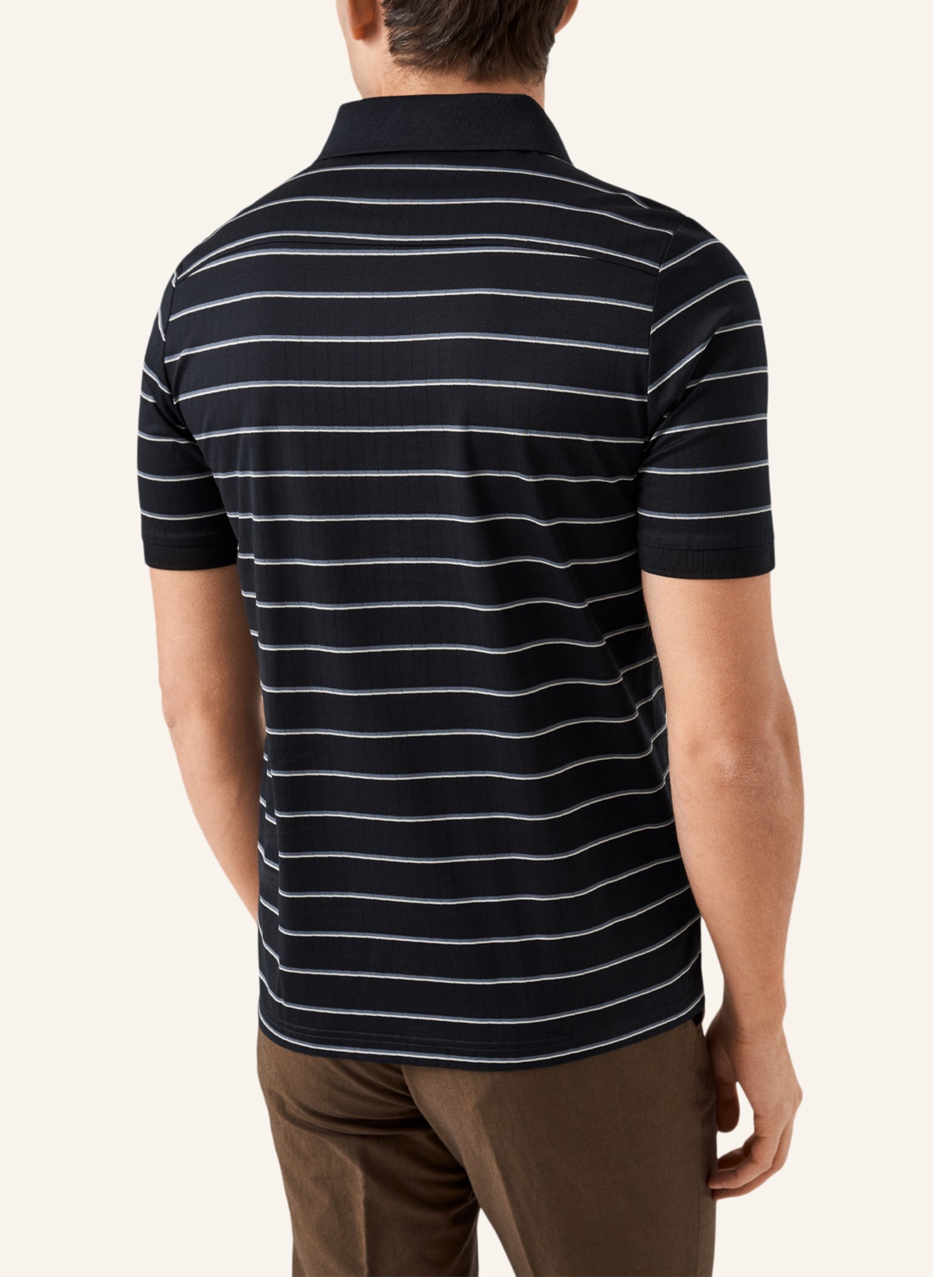 ETON Regular fit Polohemd, Farbe: DUNKELBLAU (Bild 2)
