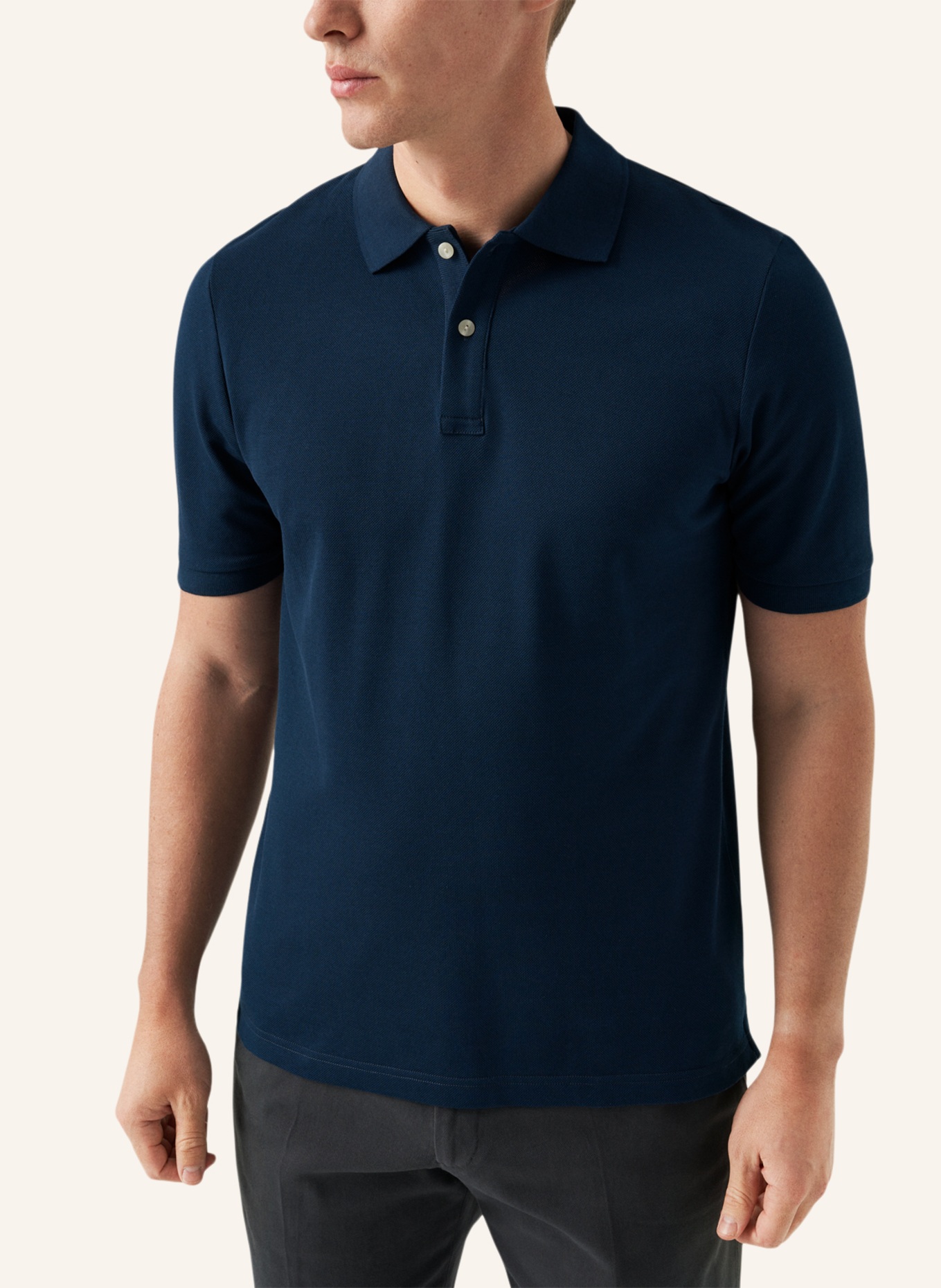 ETON Regular fit Polohemd, Farbe: DUNKELBLAU (Bild 5)