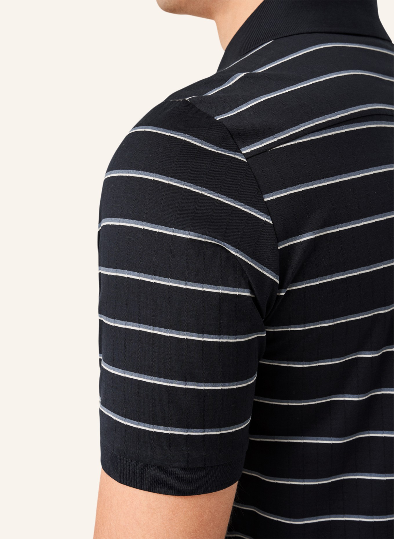 ETON Regular fit Polohemd, Farbe: DUNKELBLAU (Bild 4)
