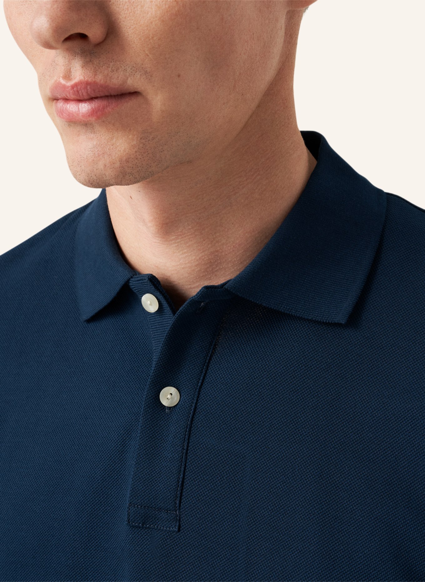 ETON Regular fit Polohemd, Farbe: DUNKELBLAU (Bild 3)