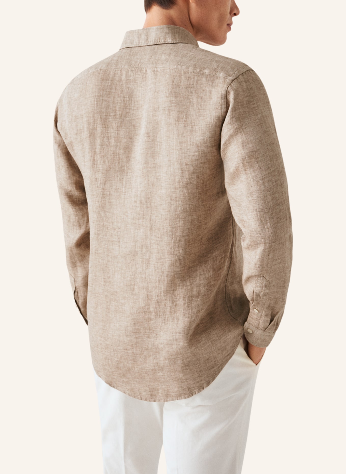 ETON Slim fit Leinenhemd, Farbe: BRAUN (Bild 2)