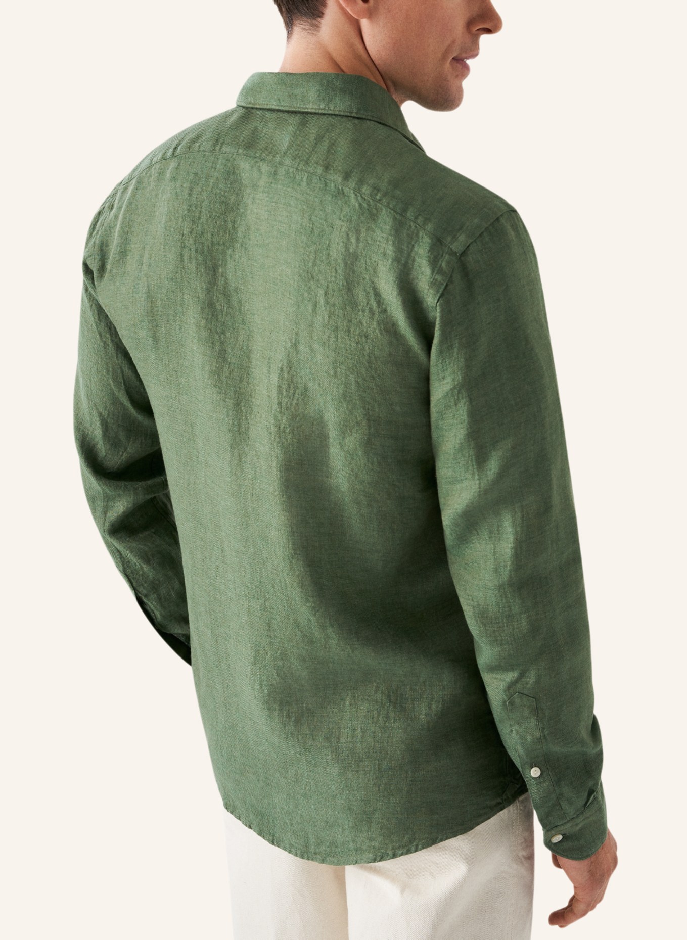 ETON Slim fit Leinenhemd, Farbe: DUNKELGRÜN (Bild 2)