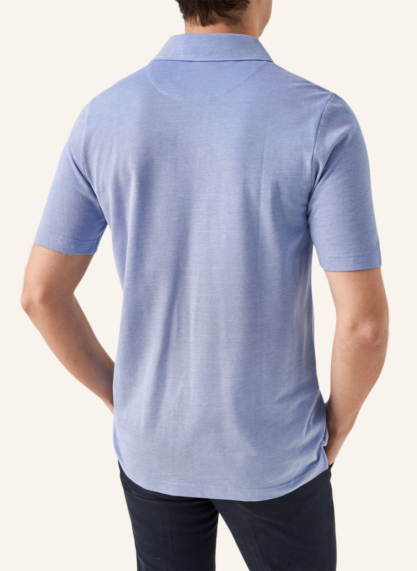 ETON Regular fit Polohemd, Farbe: BLAU (Bild 2)