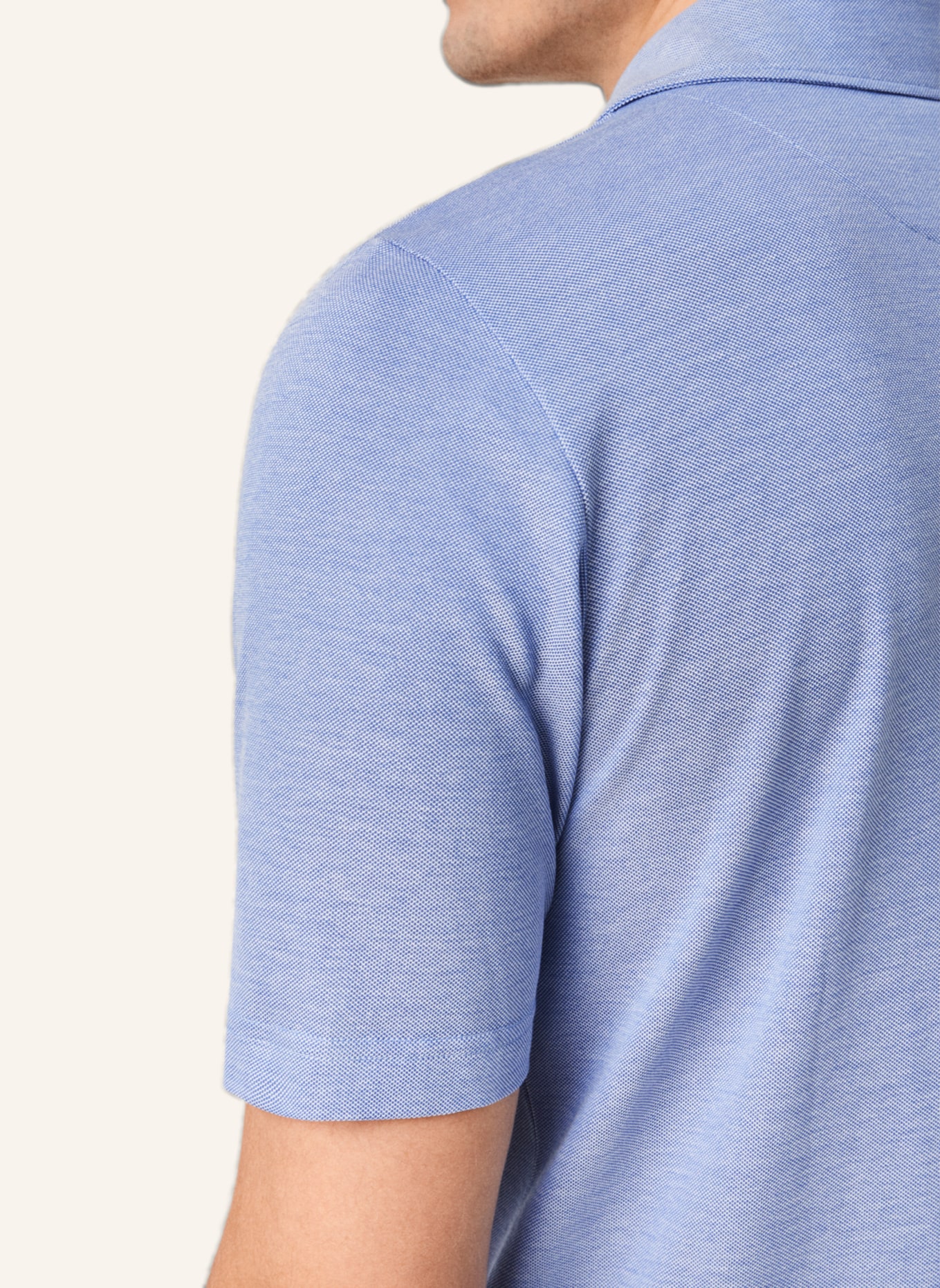 ETON Regular fit Polohemd, Farbe: BLAU (Bild 4)
